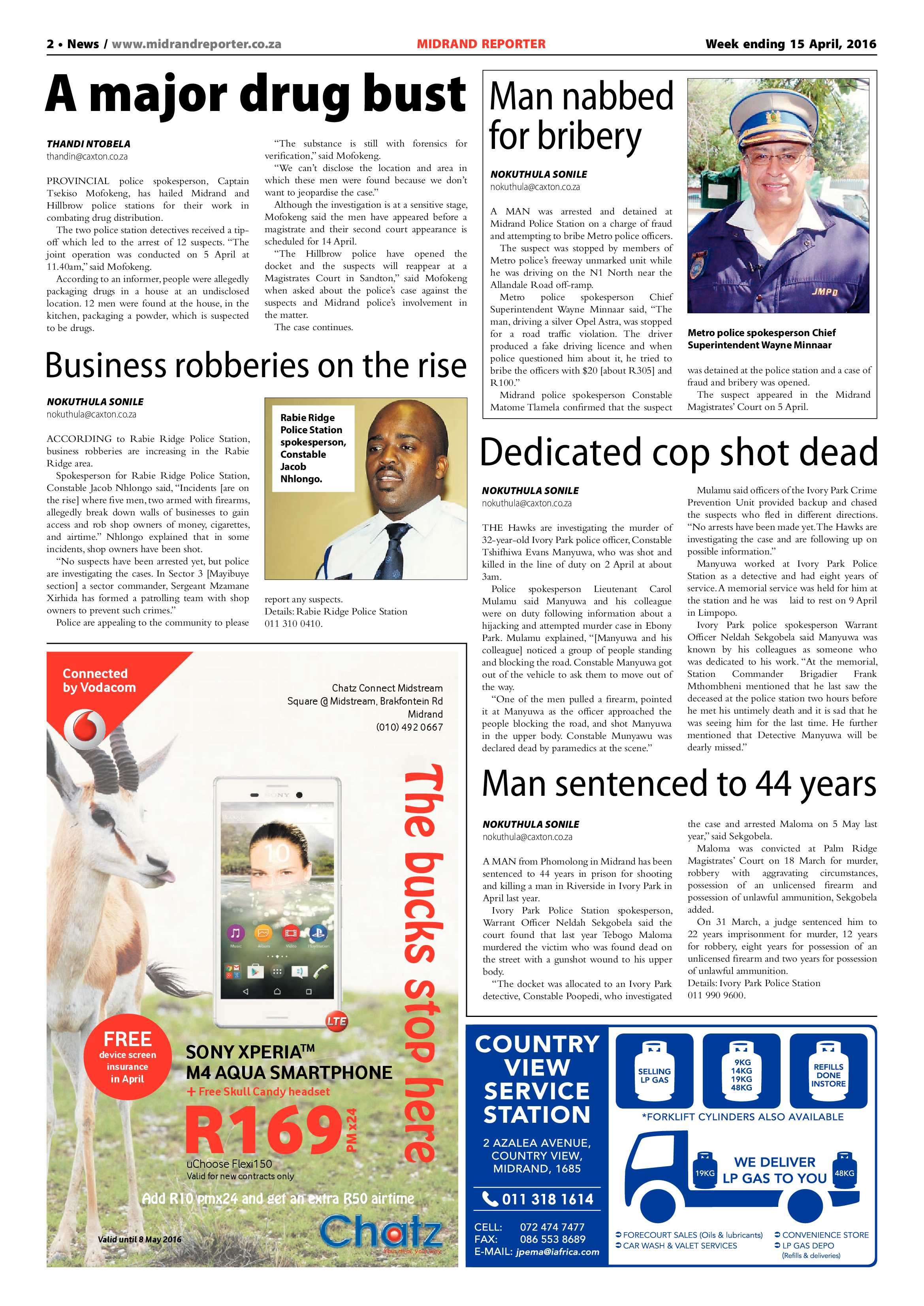 Midrand Reporter 15 April 2016 page 2