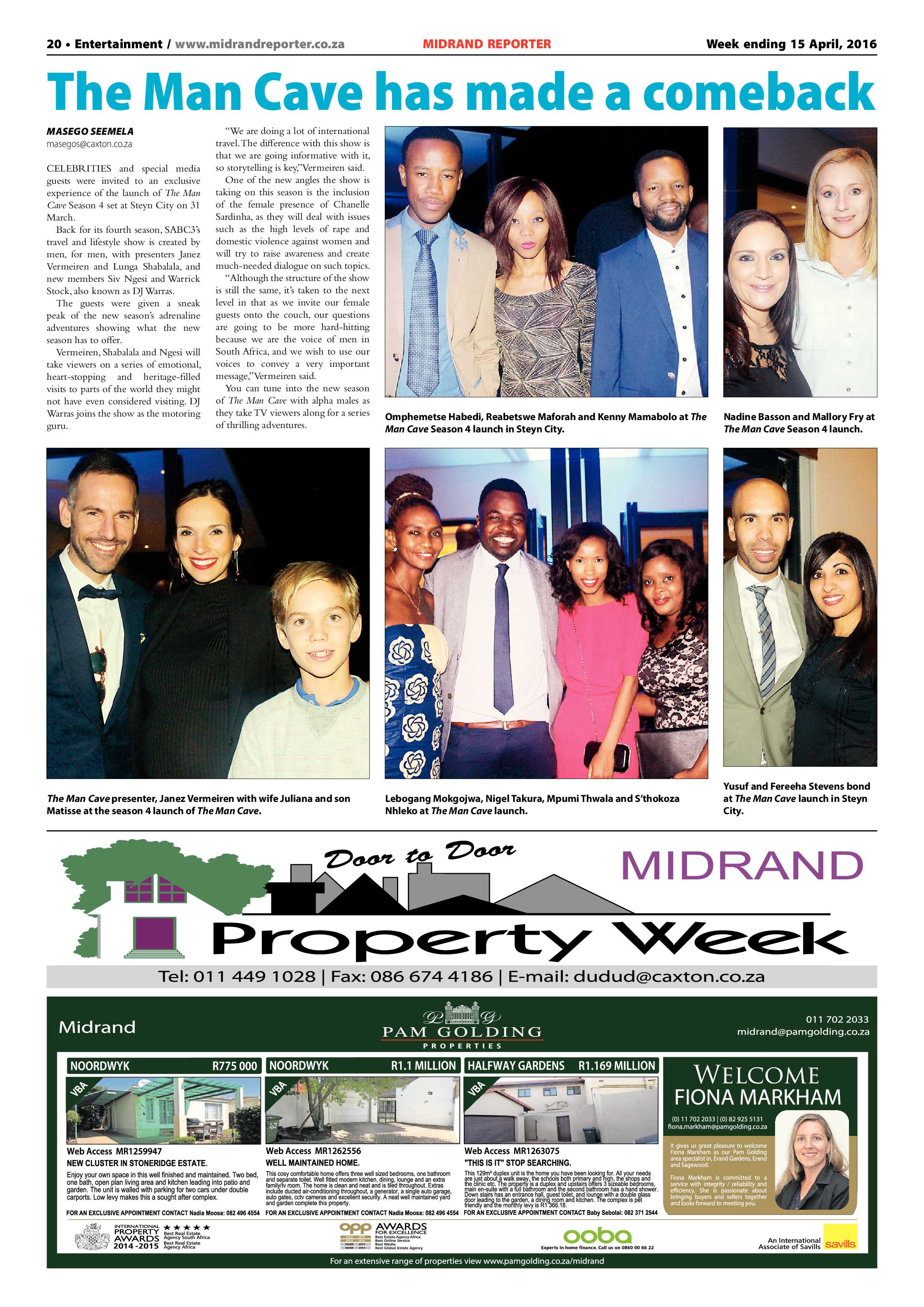 Midrand Reporter 15 April 2016 page 20