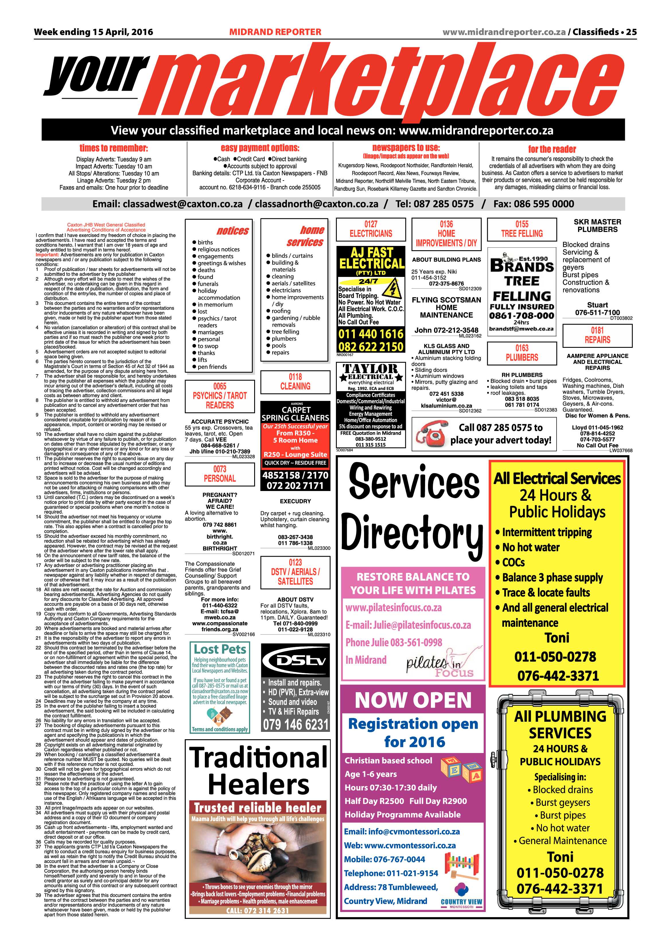 Midrand Reporter 15 April 2016 page 25