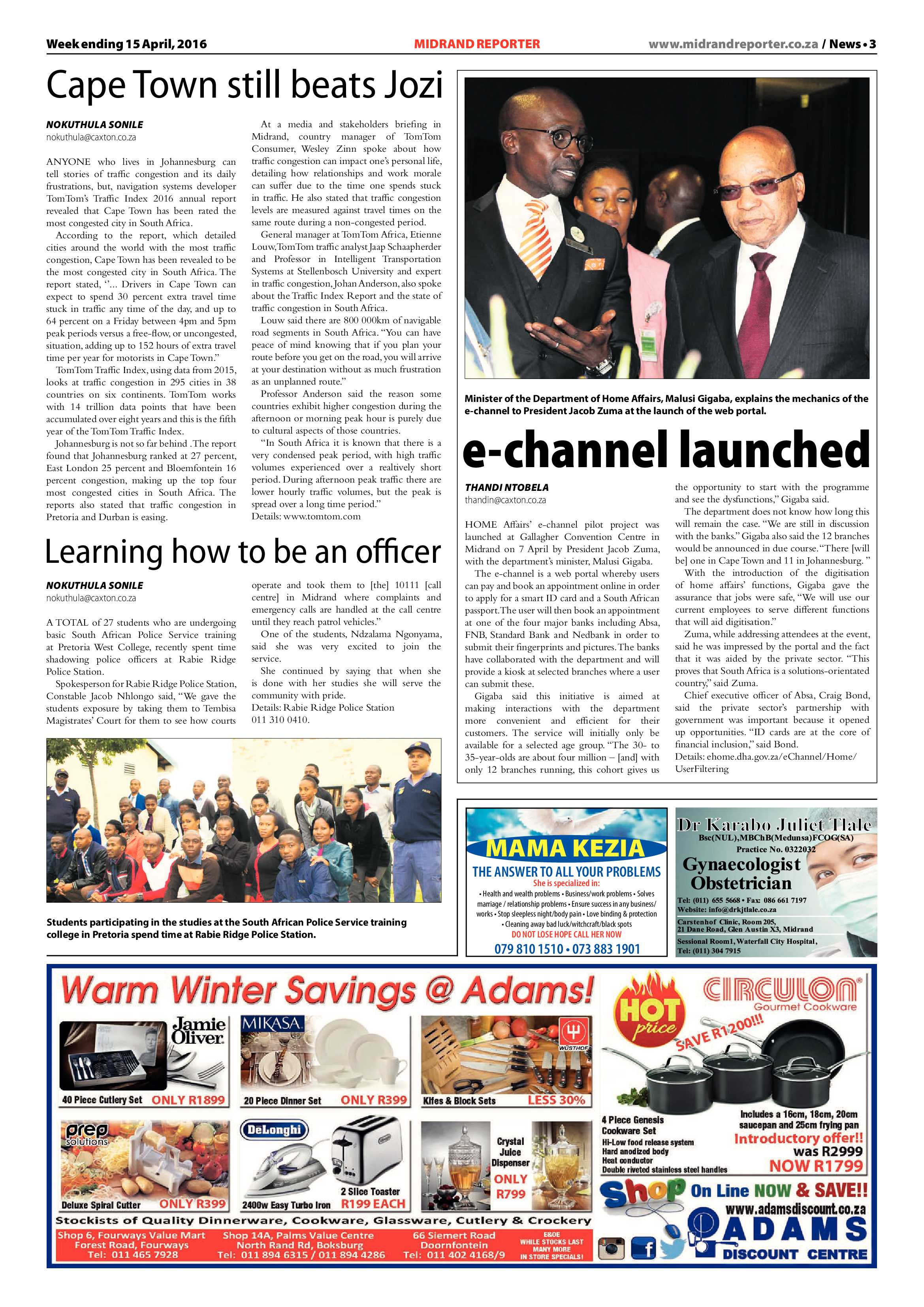 Midrand Reporter 15 April 2016 page 3