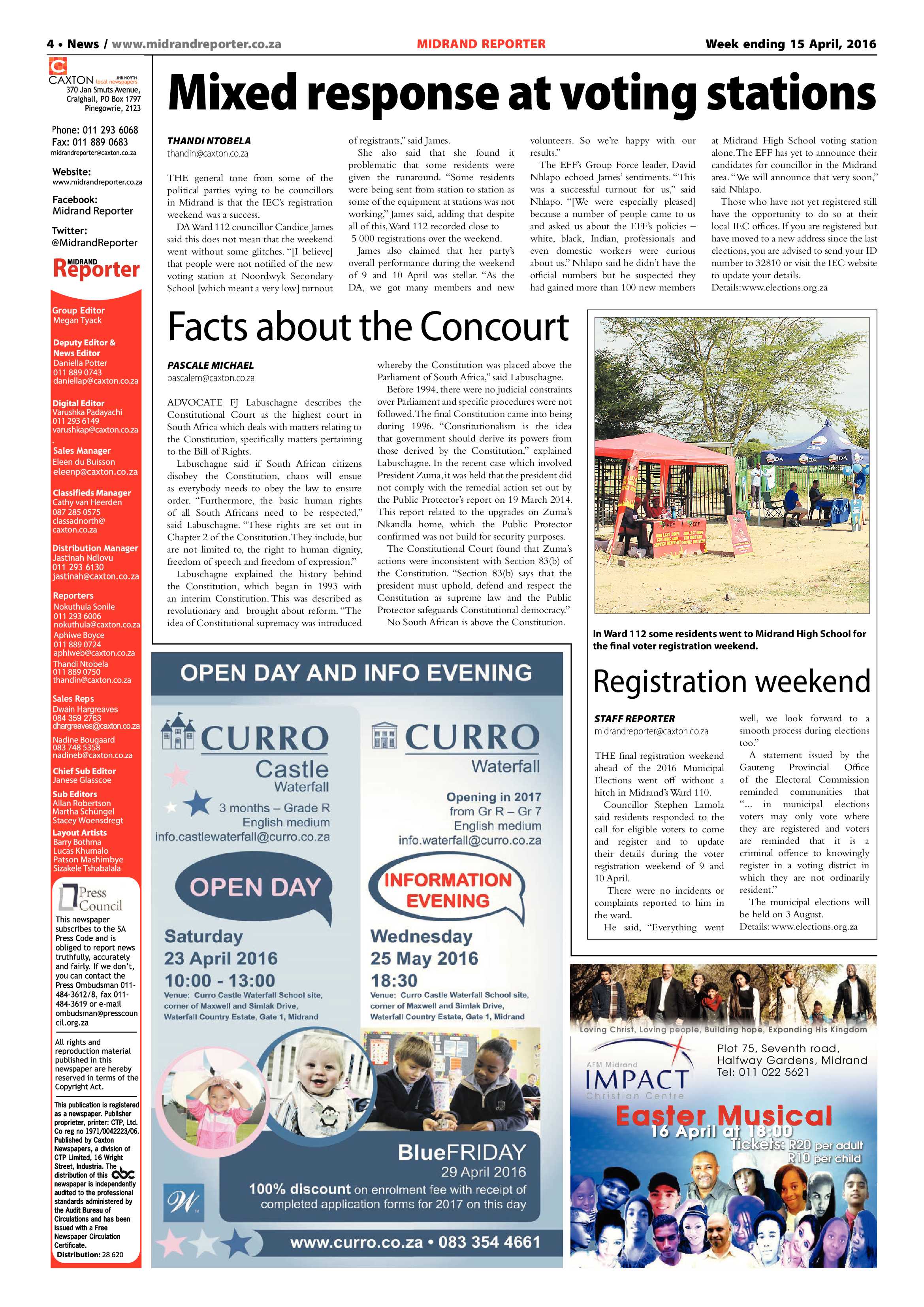 Midrand Reporter 15 April 2016 page 4
