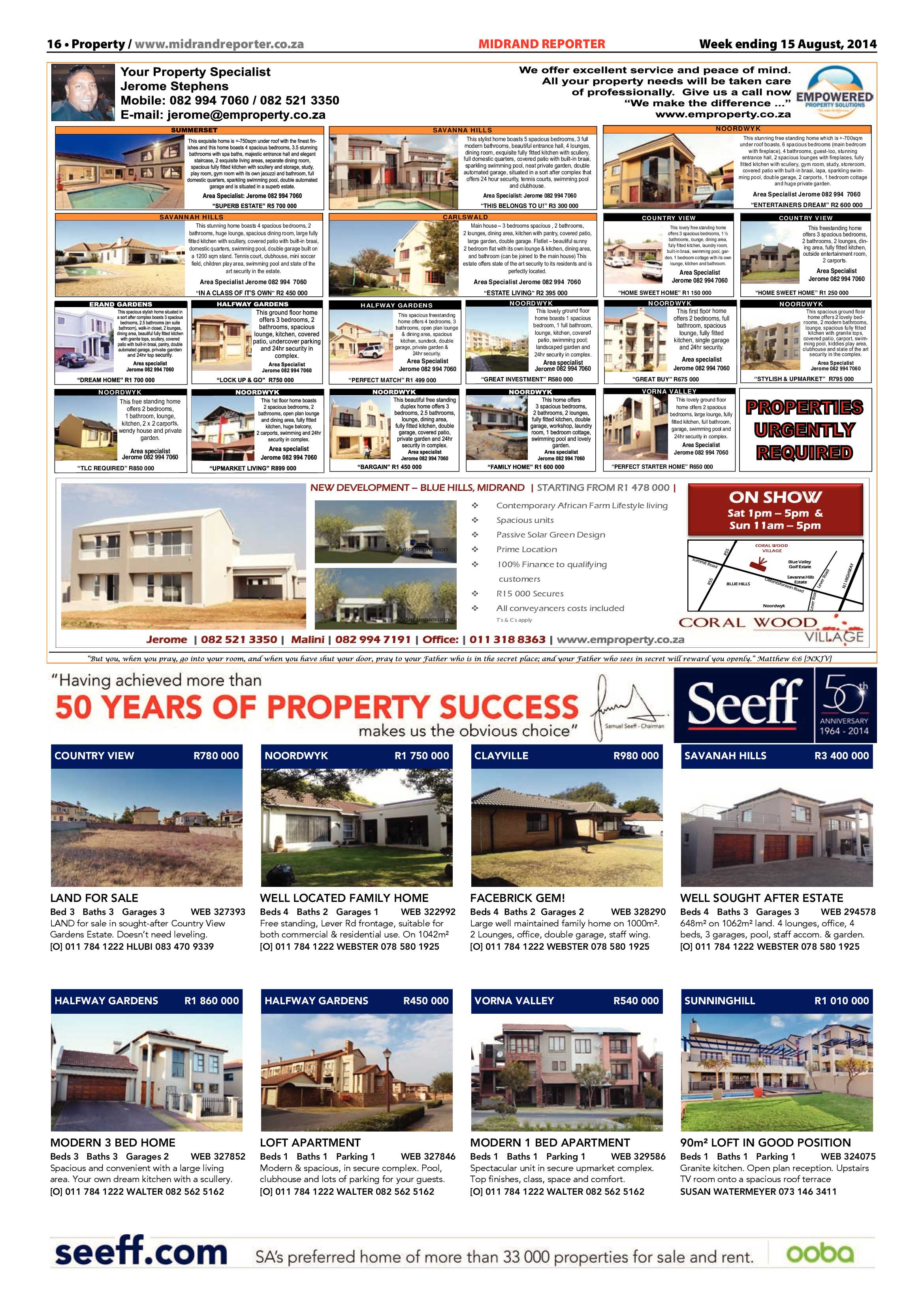 Midrand Reporter 15 August 2014 page 16