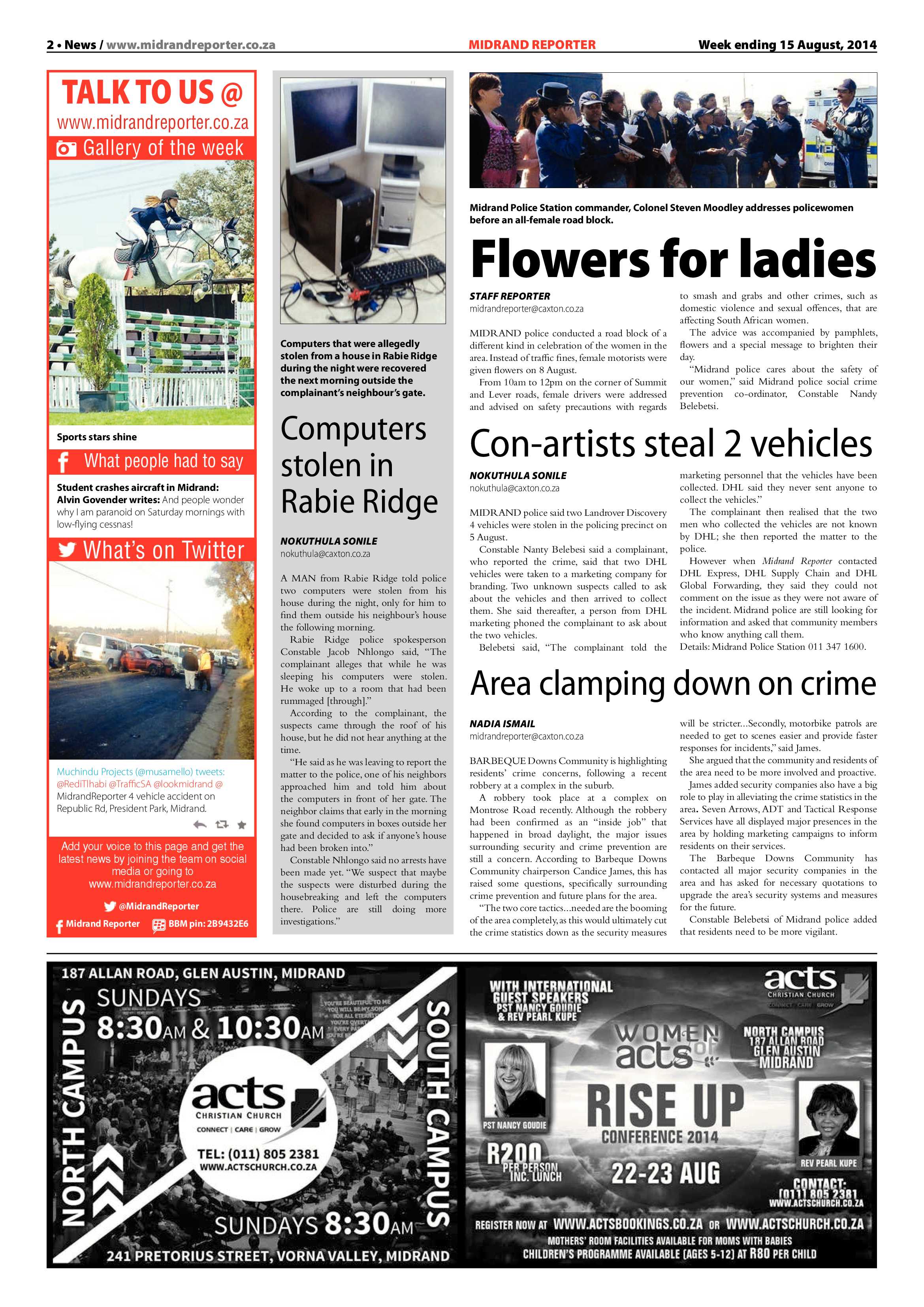 Midrand Reporter 15 August 2014 page 2
