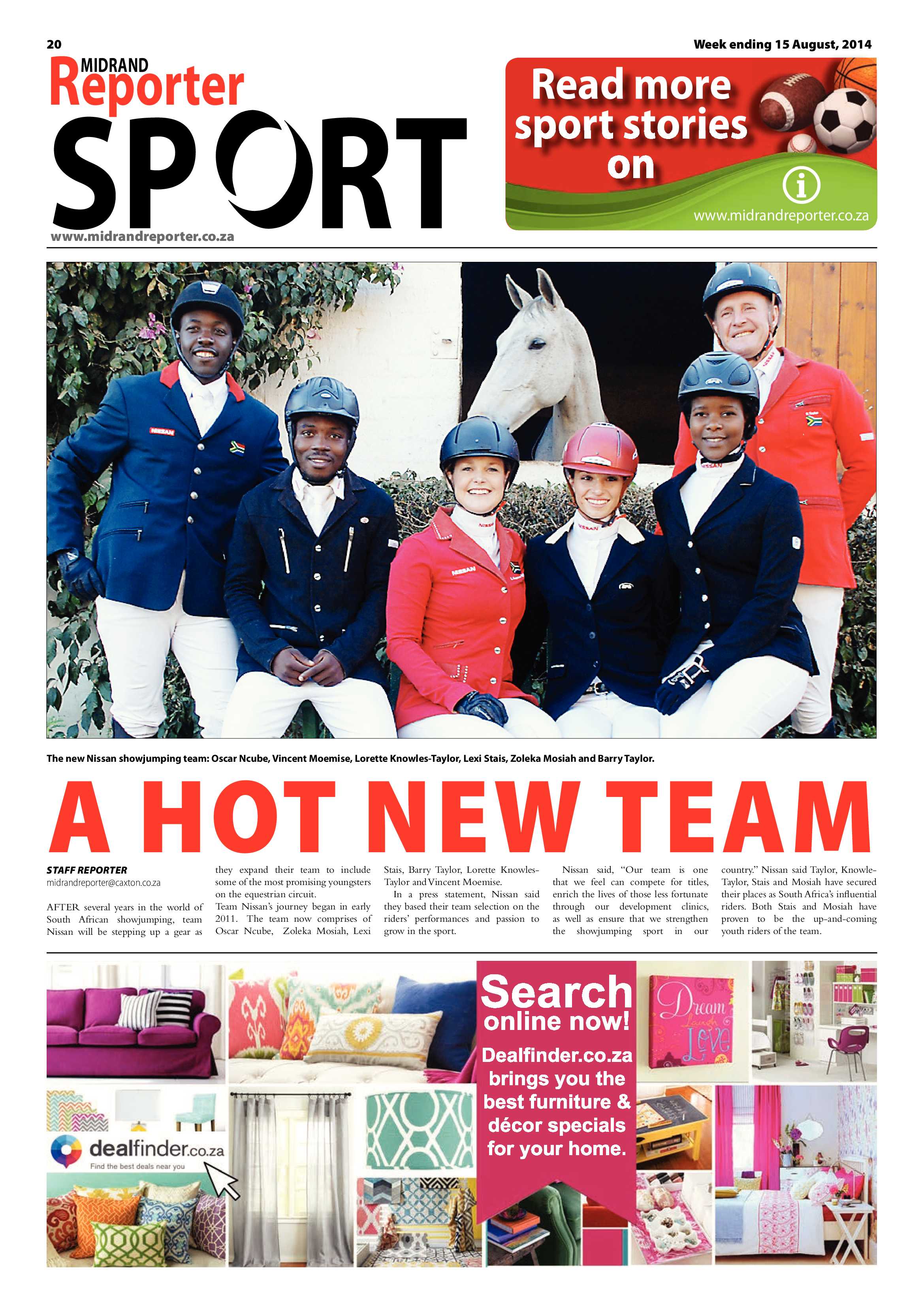 Midrand Reporter 15 August 2014 page 20