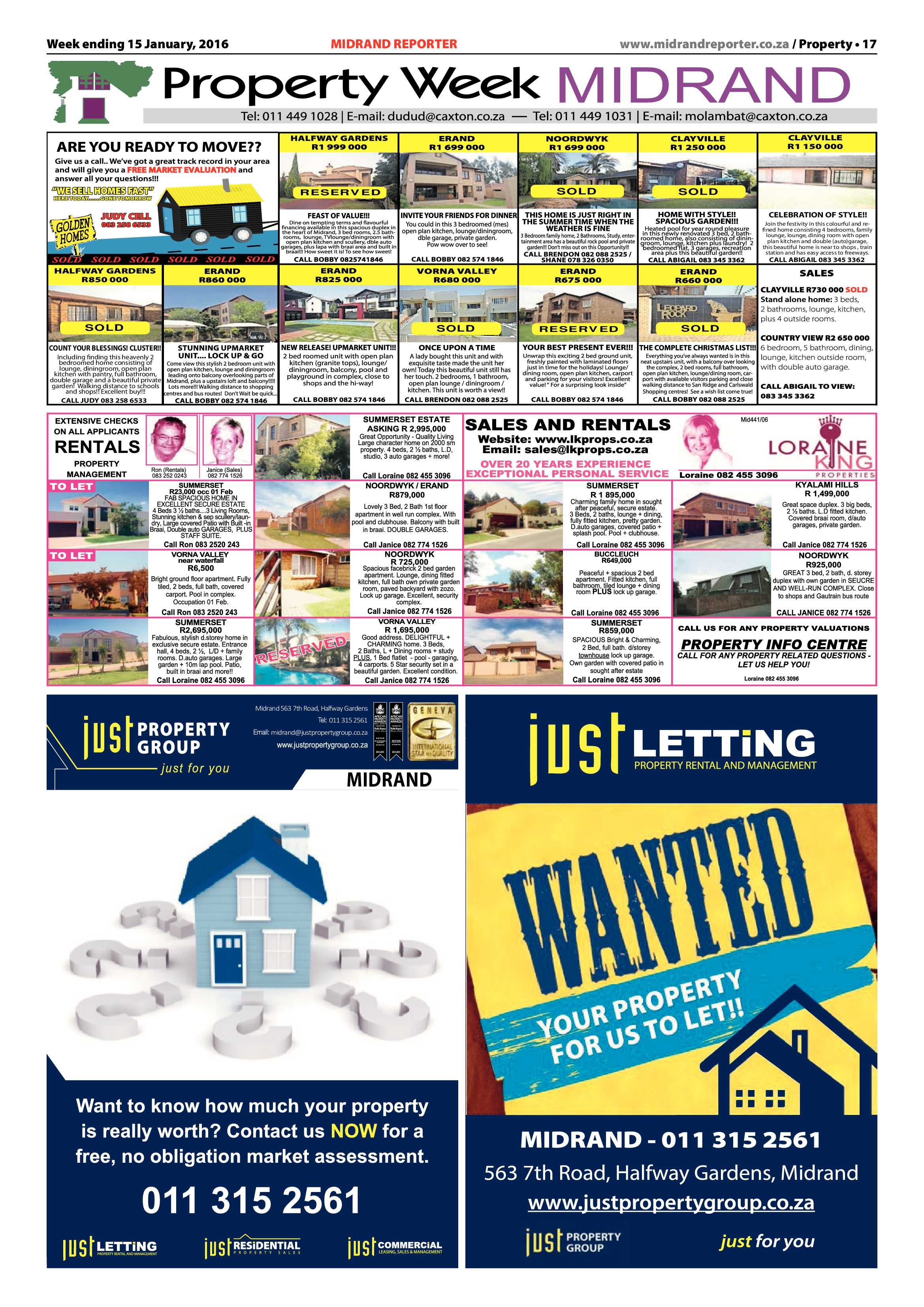 Midrand Reporter 15 January 2016 page 17