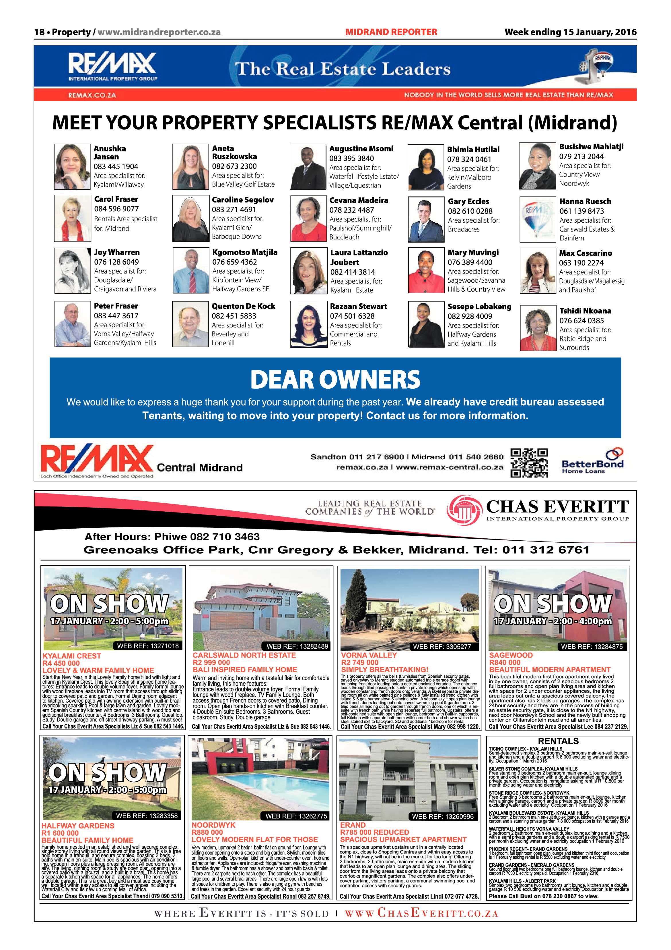 Midrand Reporter 15 January 2016 page 18