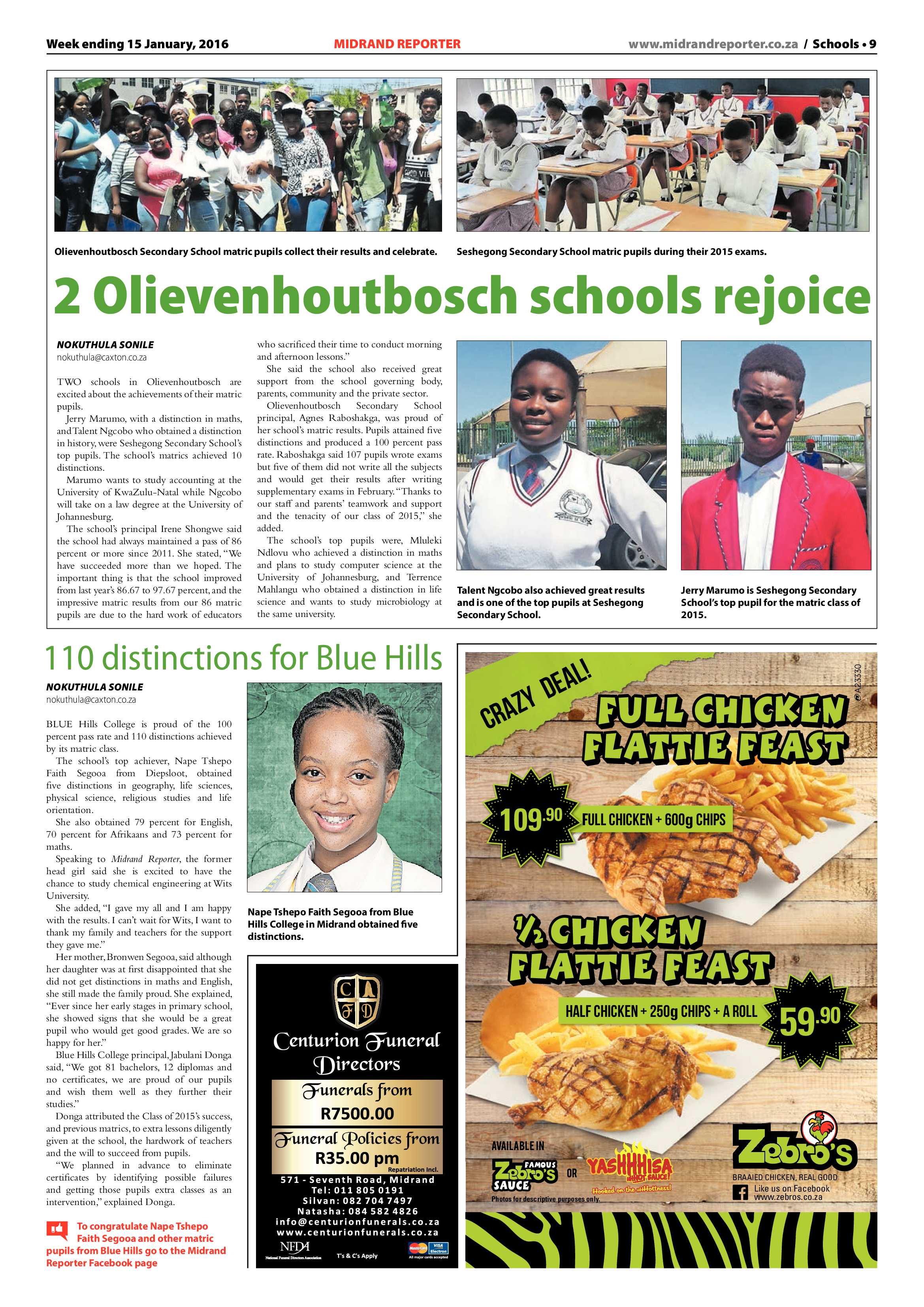 Midrand Reporter 15 January 2016 page 9