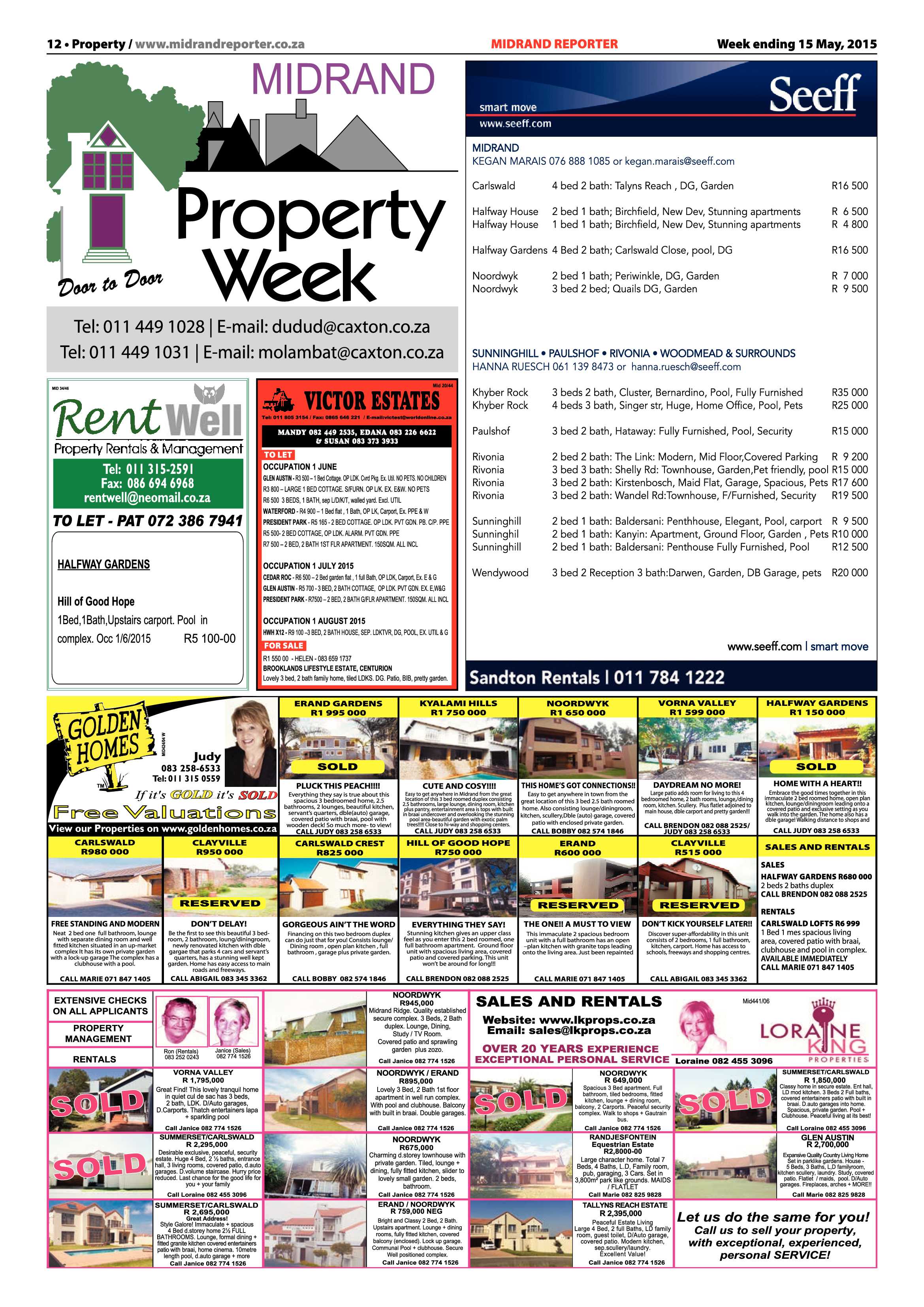 Midrand Reporter 15 May 2015 page 12