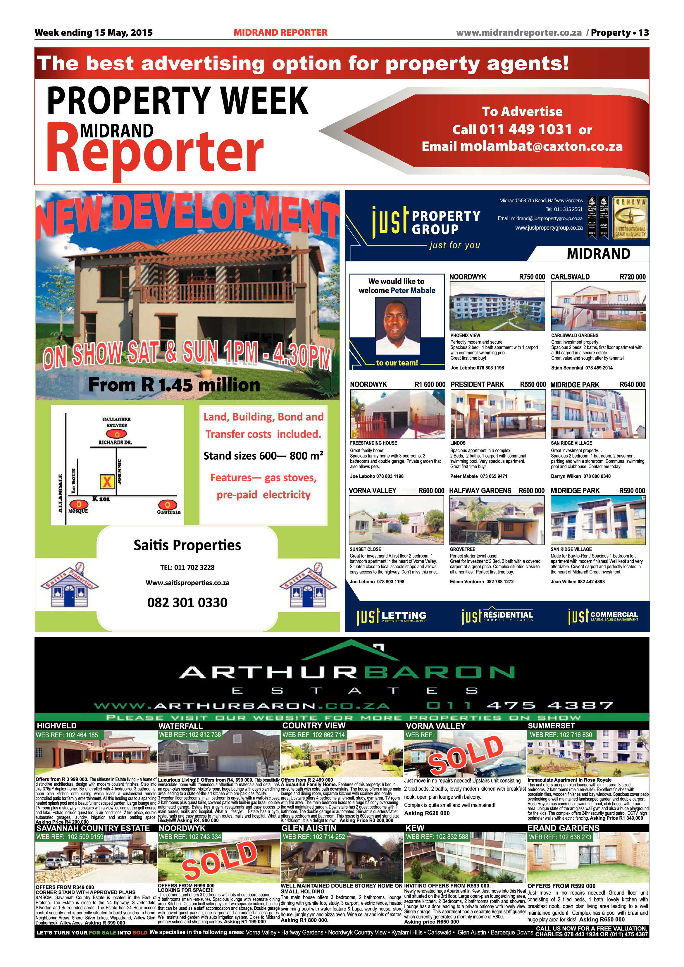 Midrand Reporter 15 May 2015 page 13