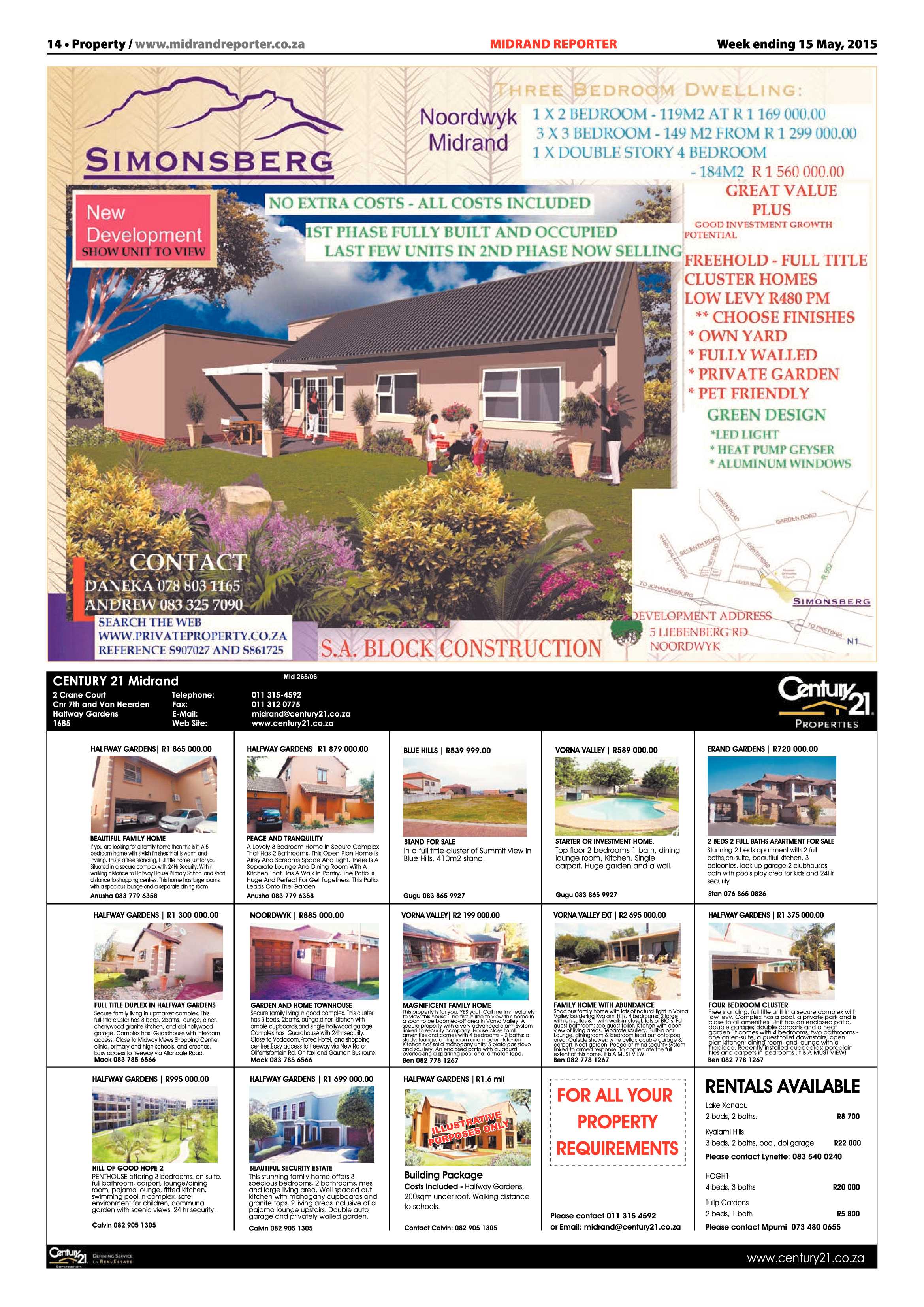 Midrand Reporter 15 May 2015 page 14