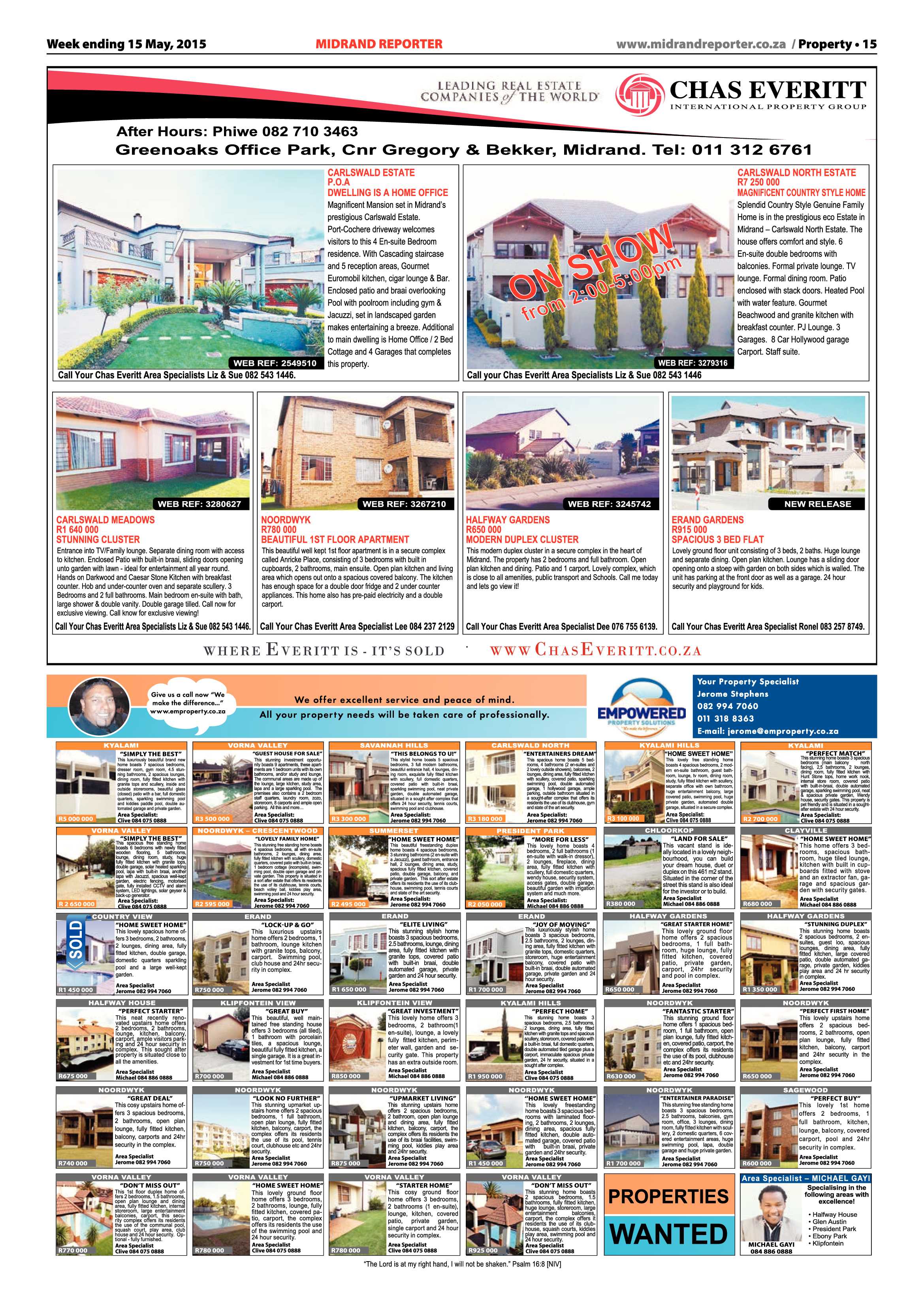 Midrand Reporter 15 May 2015 page 15