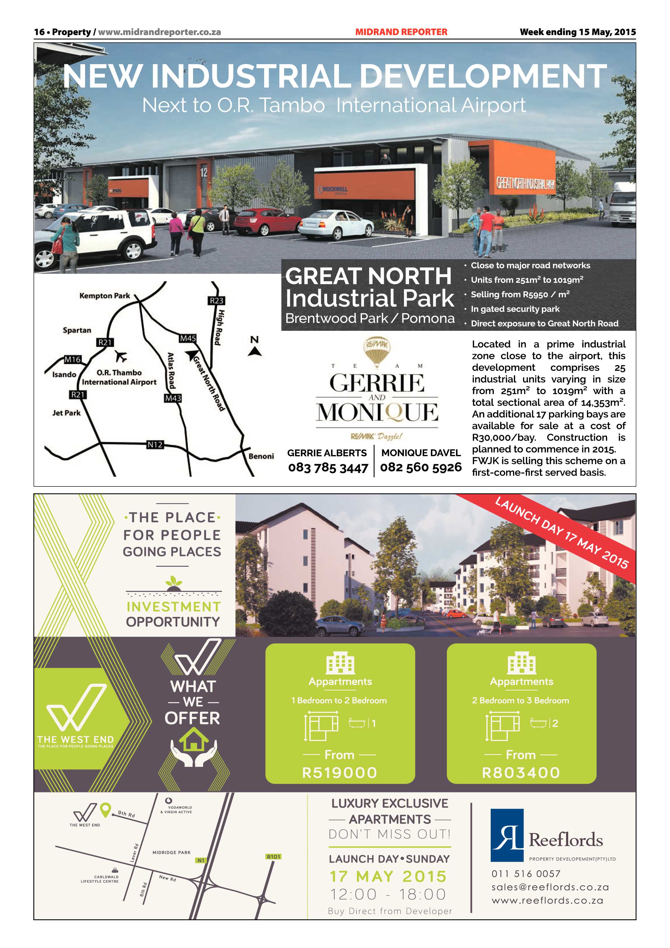 Midrand Reporter 15 May 2015 page 16