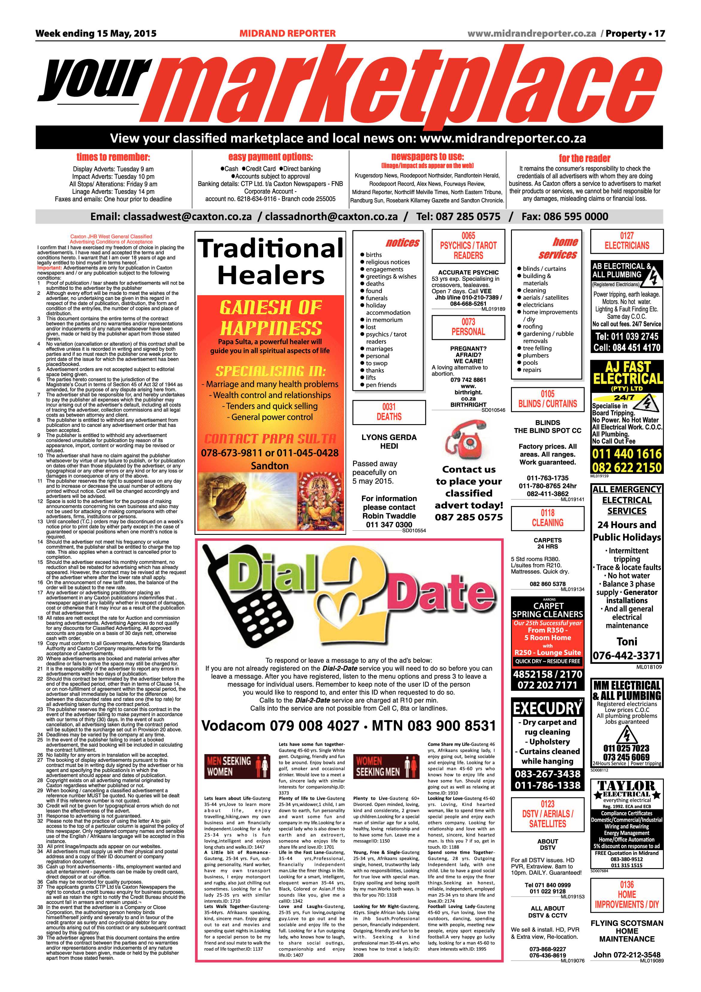 Midrand Reporter 15 May 2015 page 17