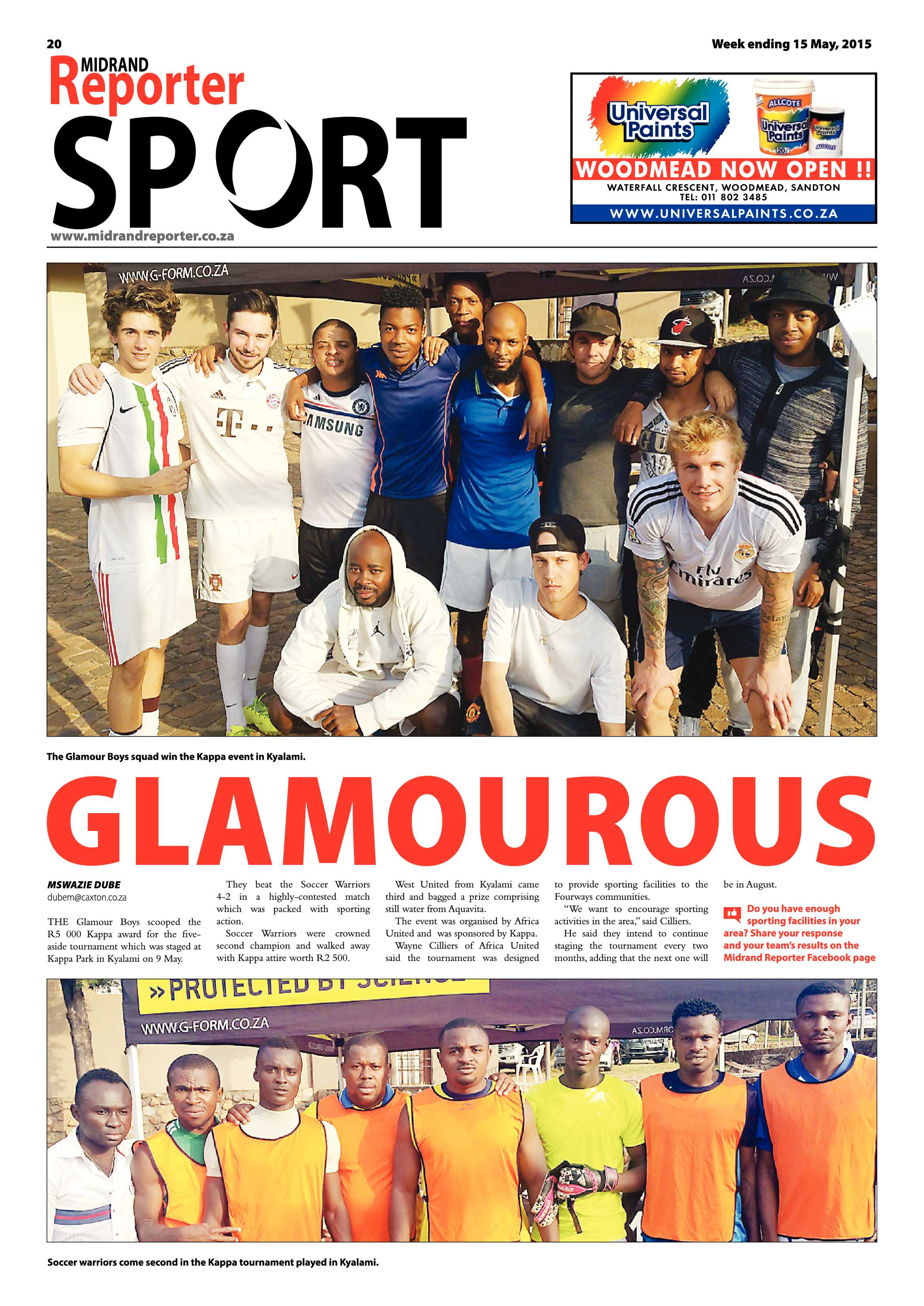 Midrand Reporter 15 May 2015 page 20