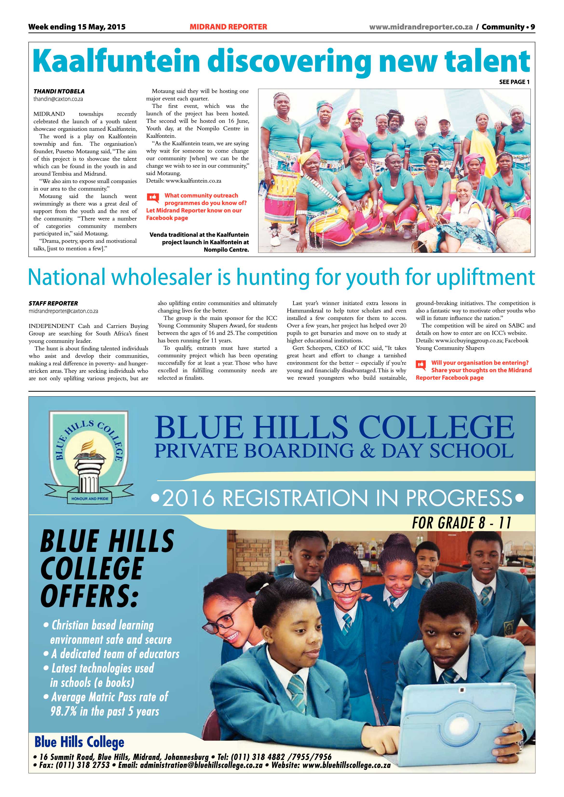 Midrand Reporter 15 May 2015 page 9