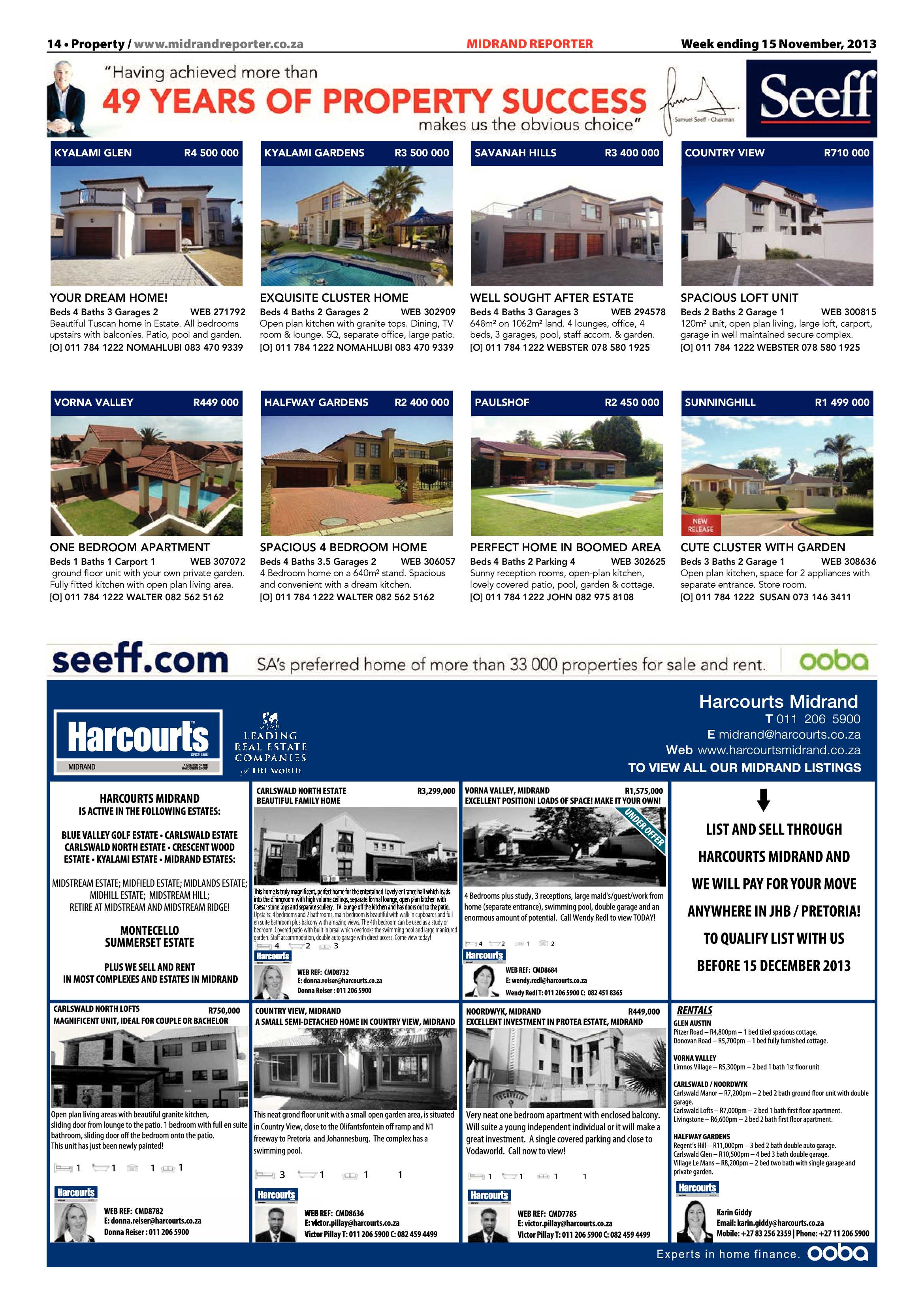 Midrand Reporter 15 November 2013 page 14