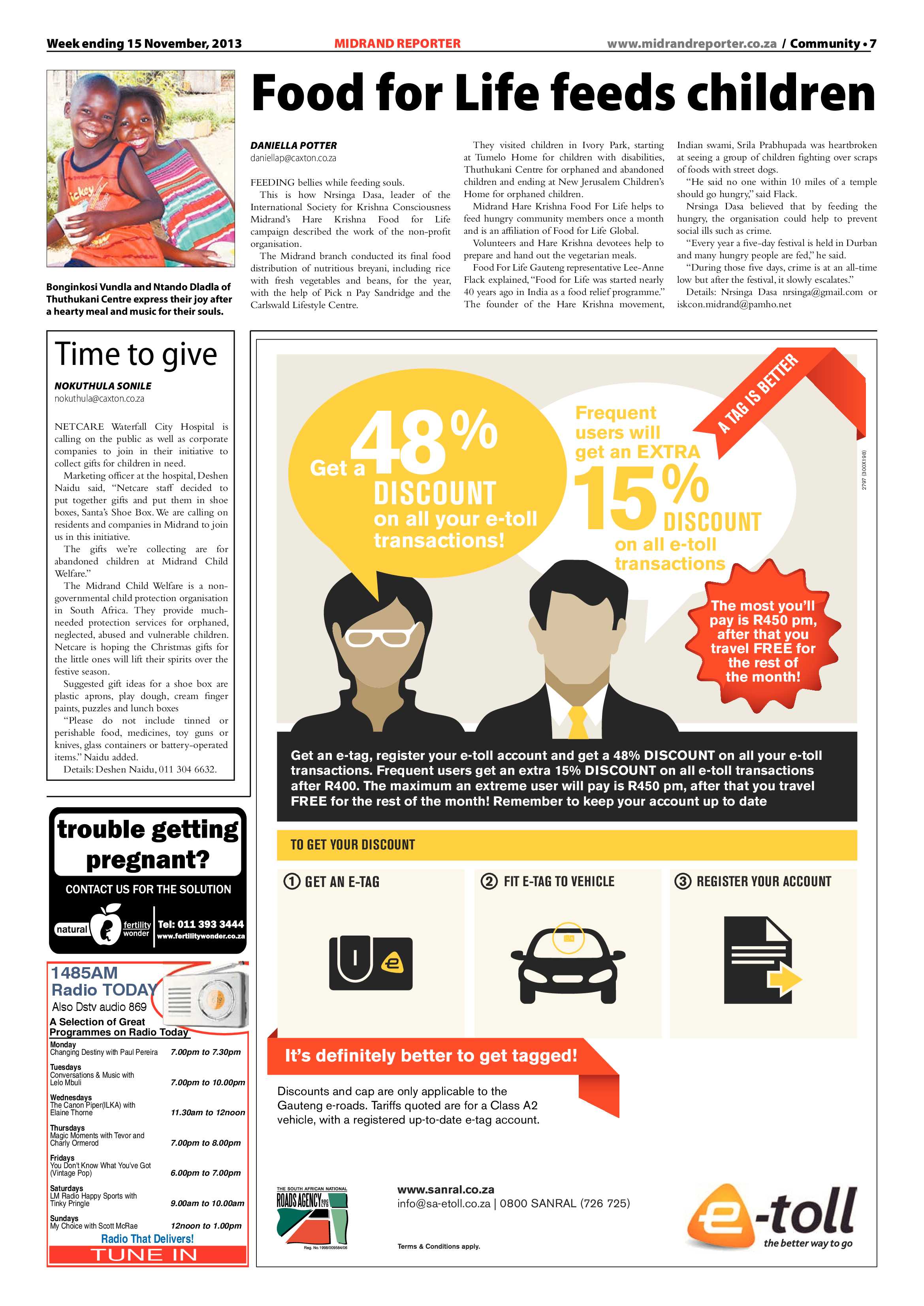 Midrand Reporter 15 November 2013 page 7