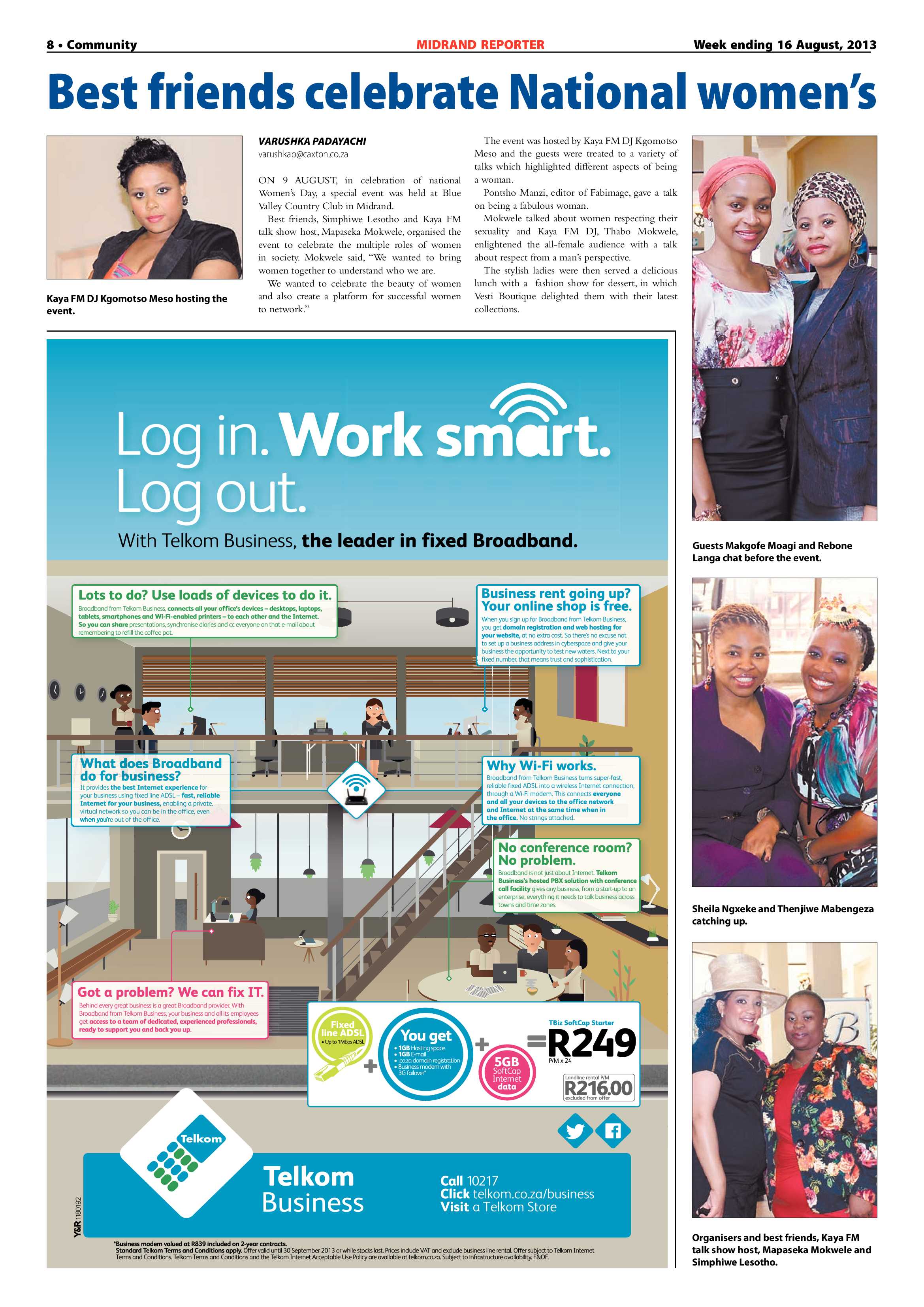 Midrand Reporter 16 August 2013 page 8