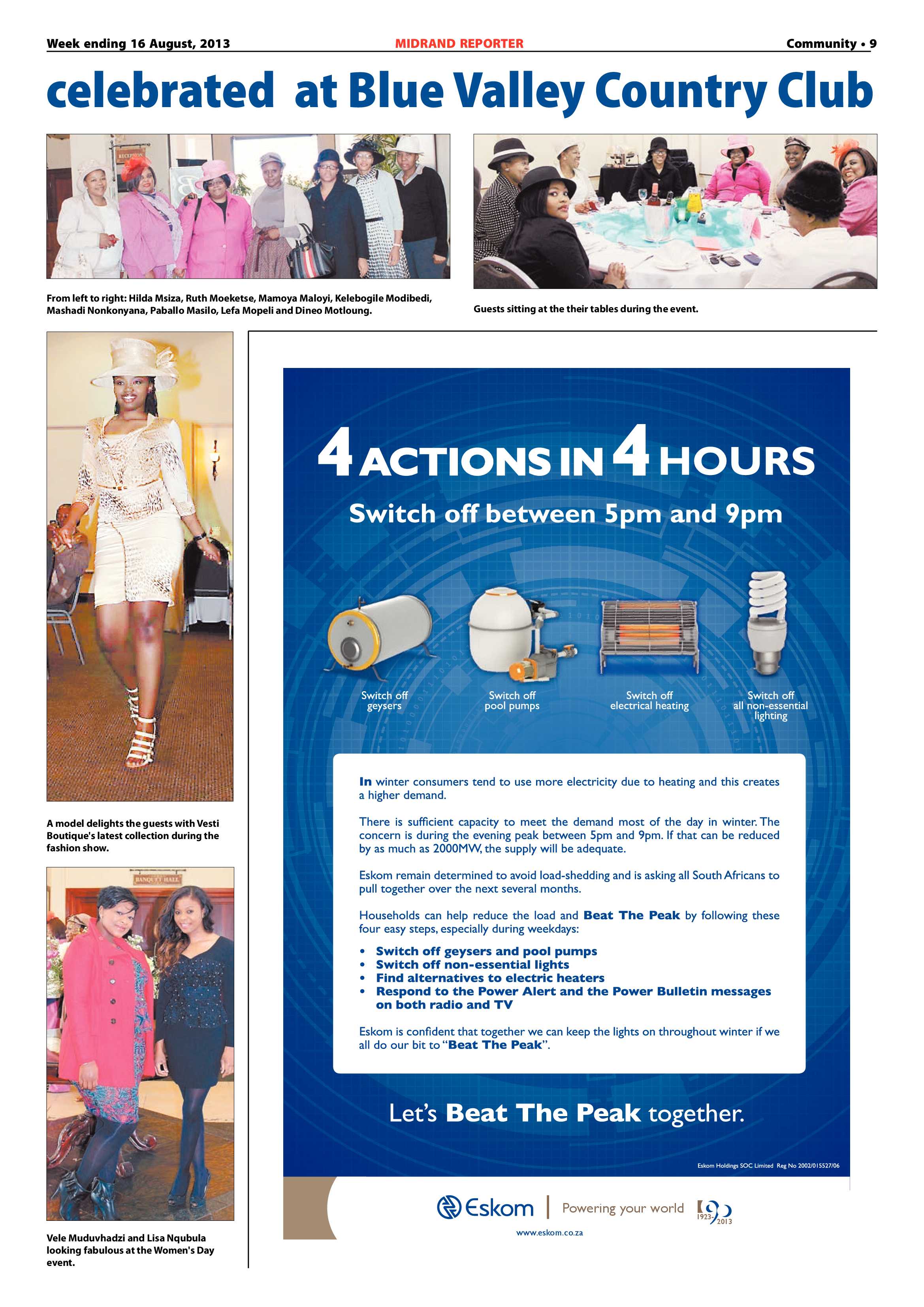 Midrand Reporter 16 August 2013 page 9