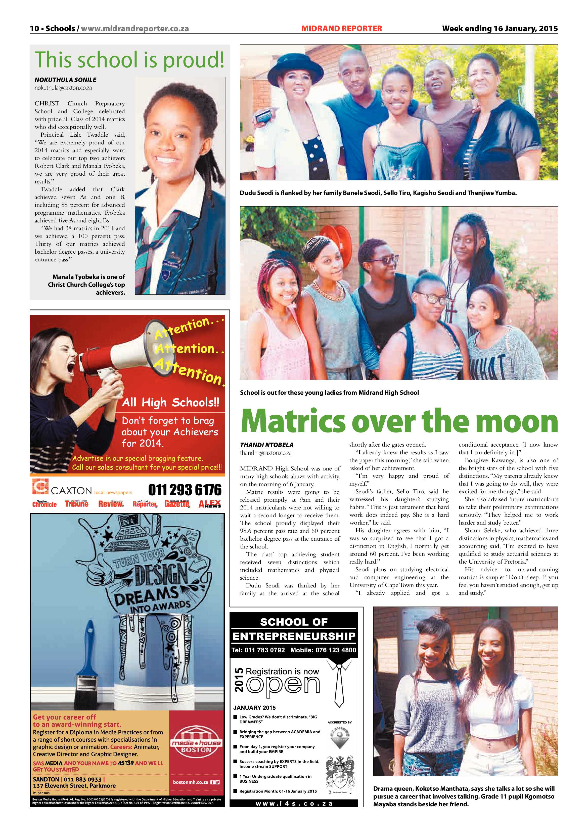 Midrand Reporter 16 January 2015 page 10