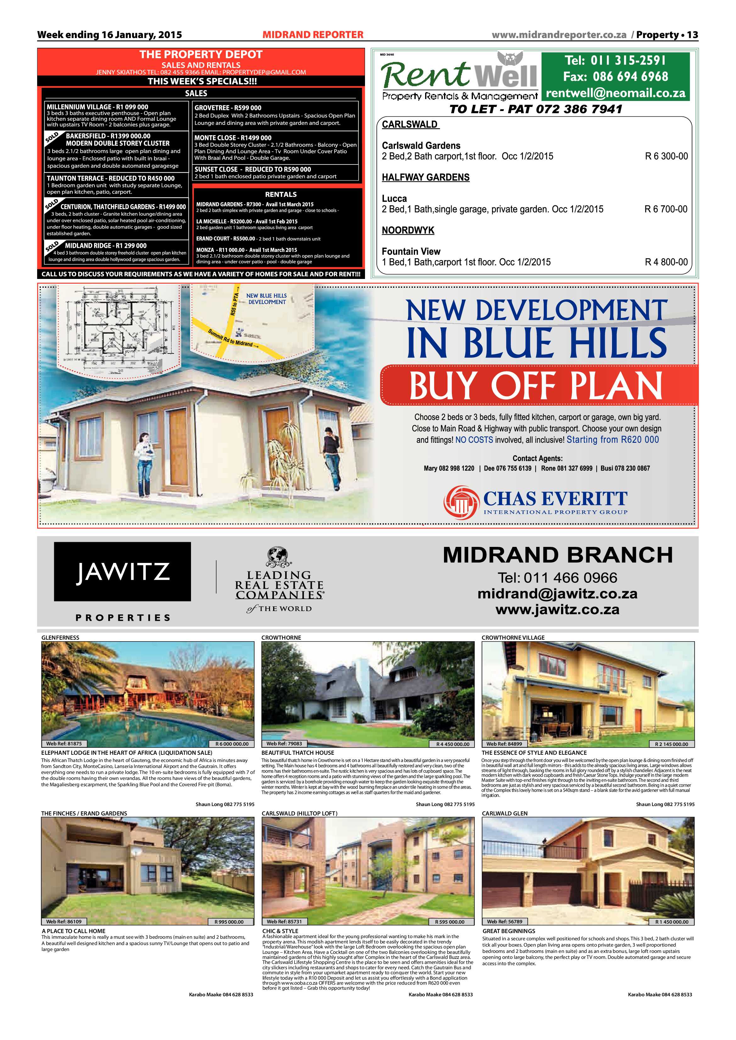 Midrand Reporter 16 January 2015 page 13