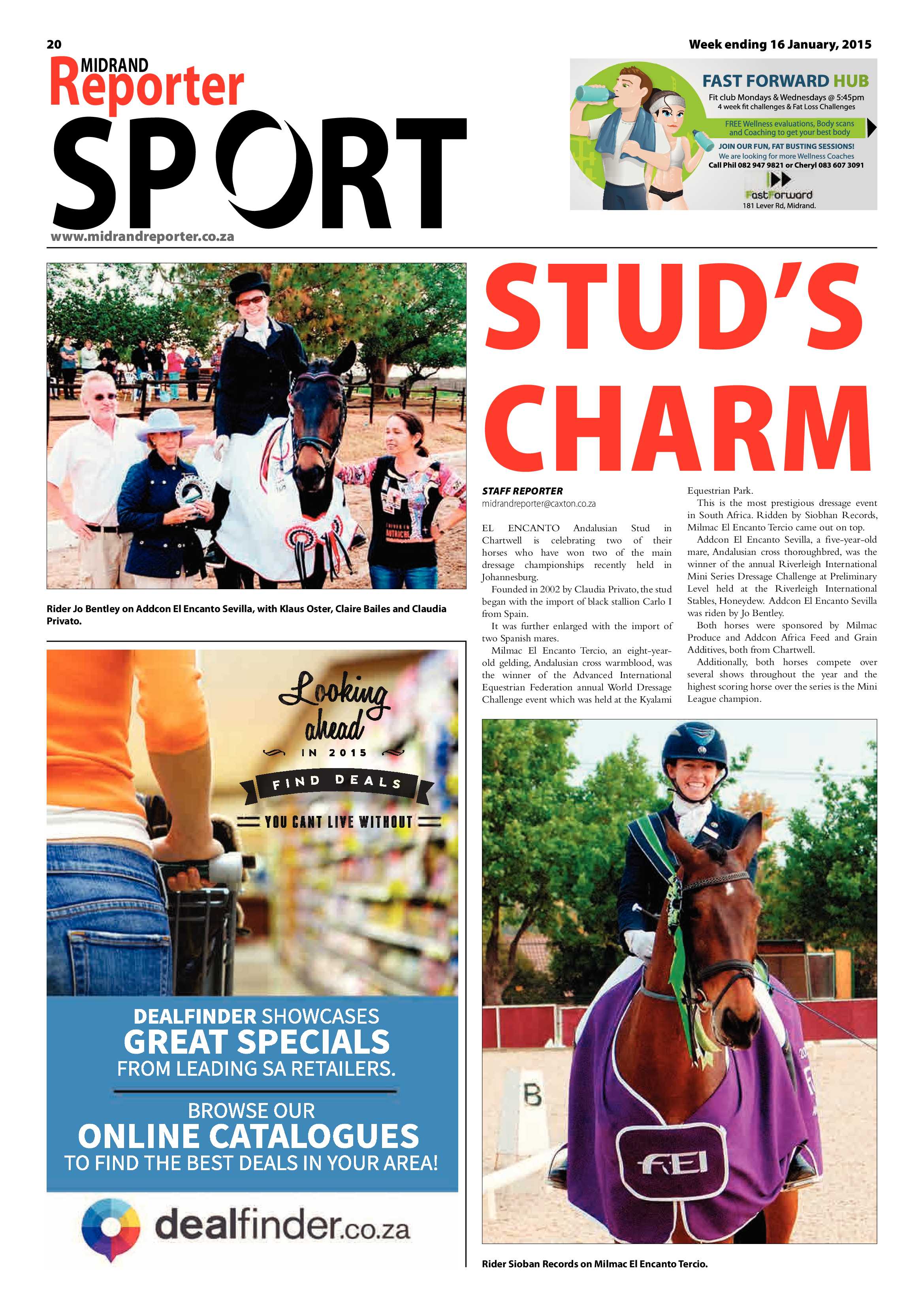 Midrand Reporter 16 January 2015 page 20