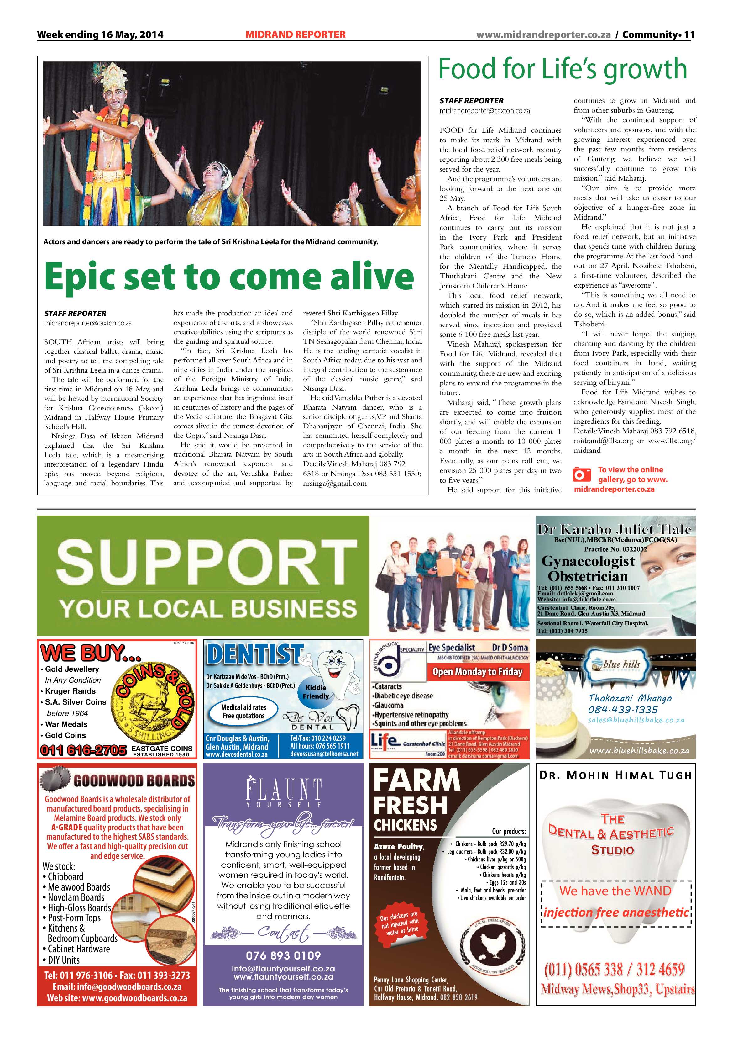Midrand Reporter 16 May 2014 page 11