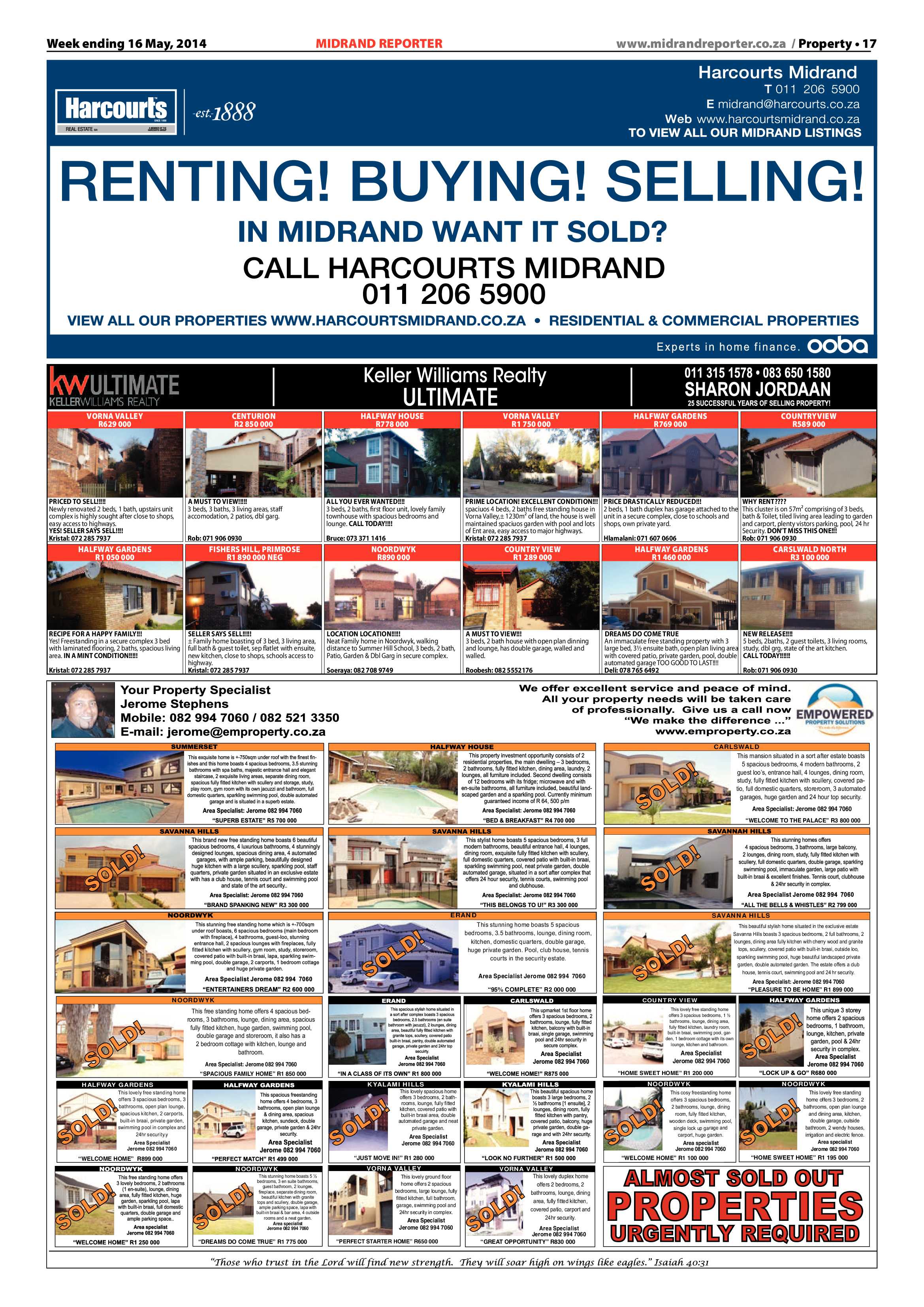 Midrand Reporter 16 May 2014 page 17