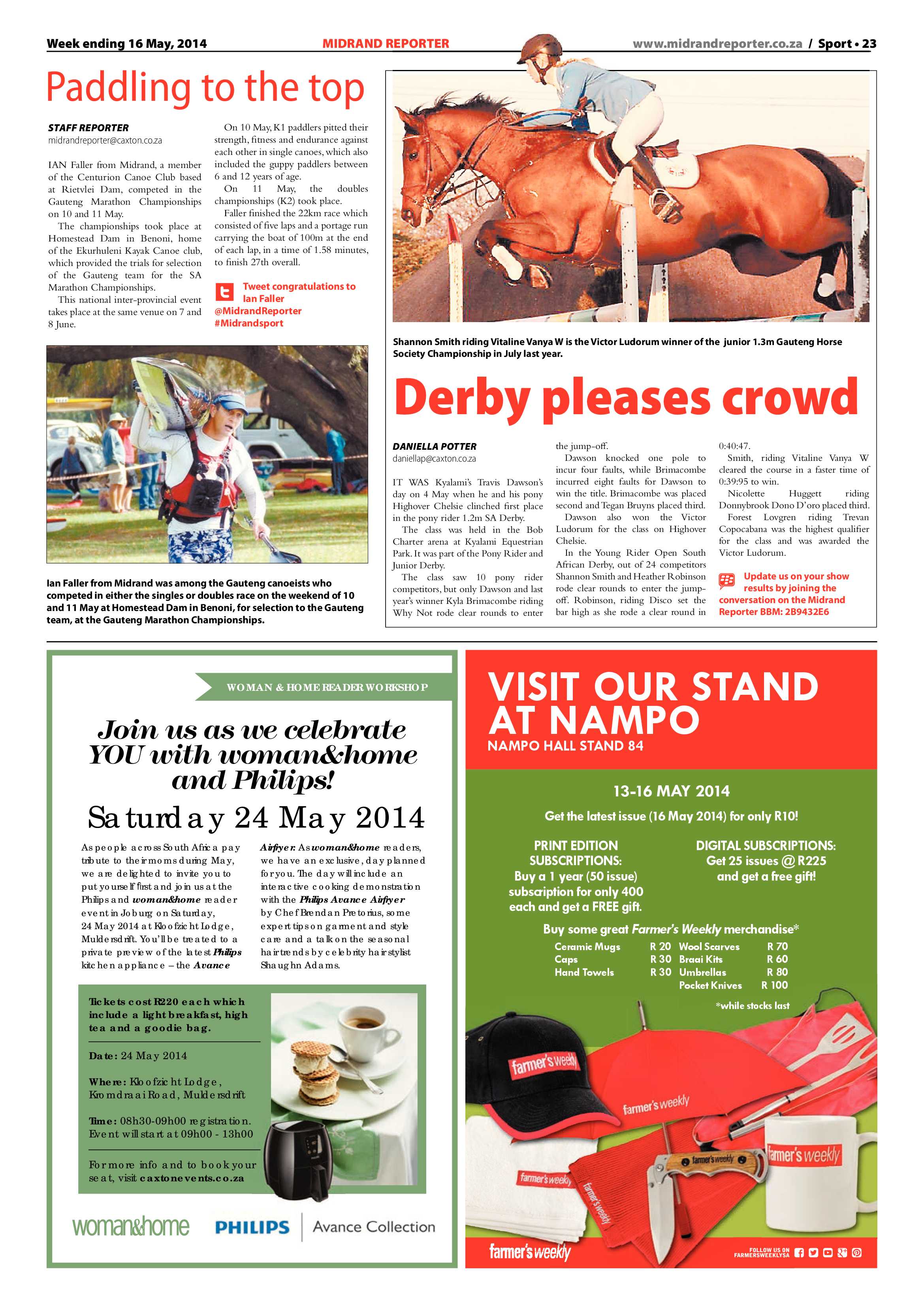 Midrand Reporter 16 May 2014 page 23