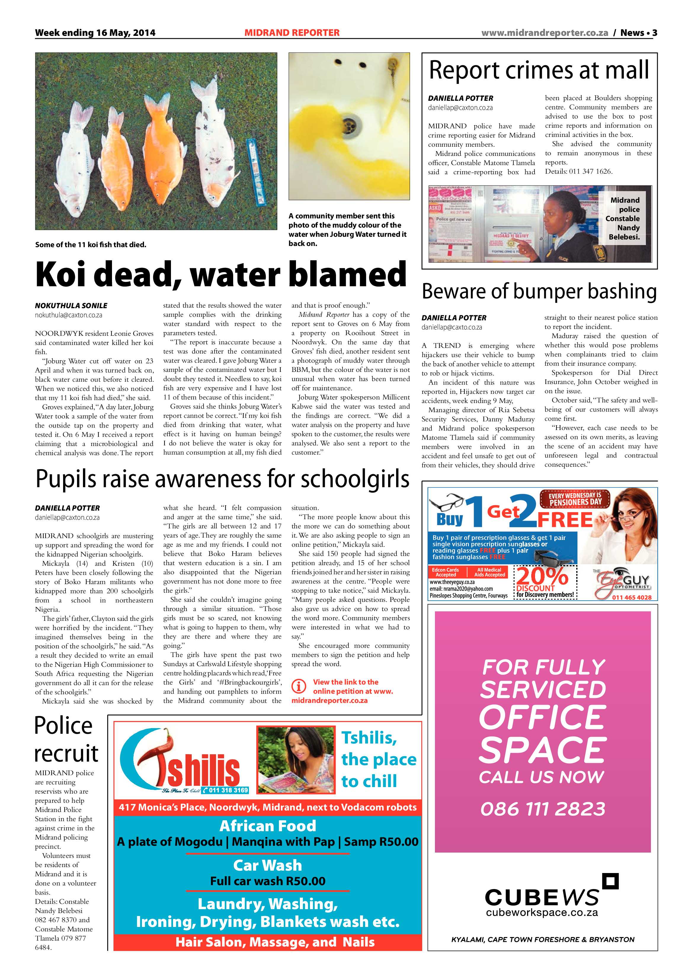 Midrand Reporter 16 May 2014 page 3