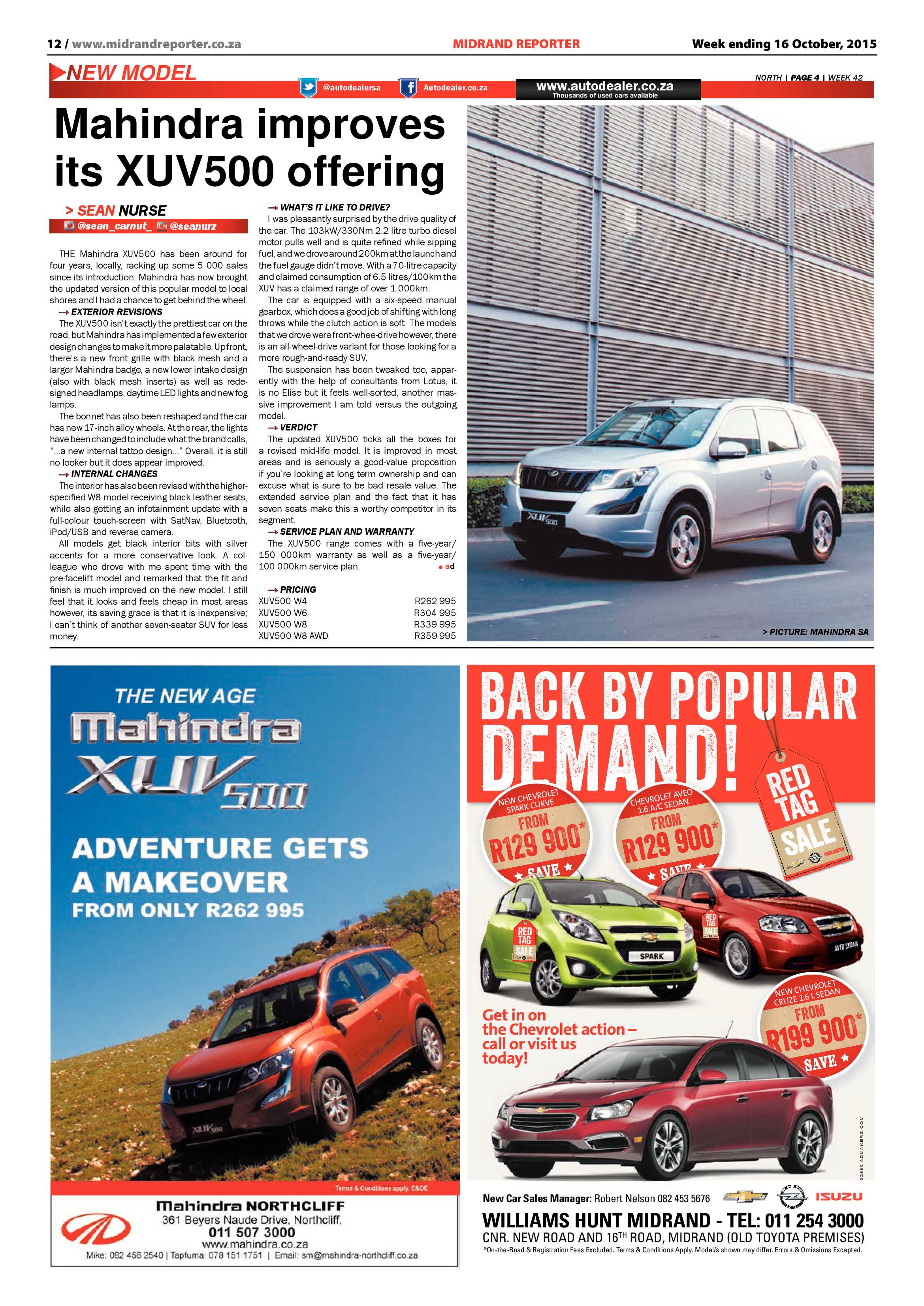 Midrand Reporter 16 October 2015 page 12