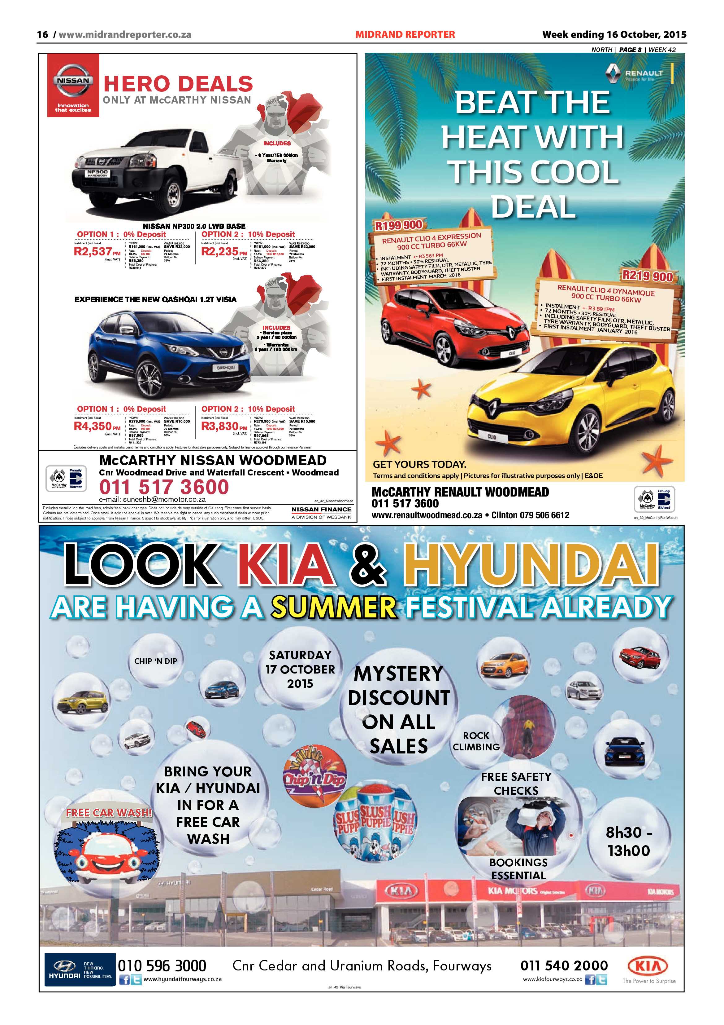 Midrand Reporter 16 October 2015 page 16