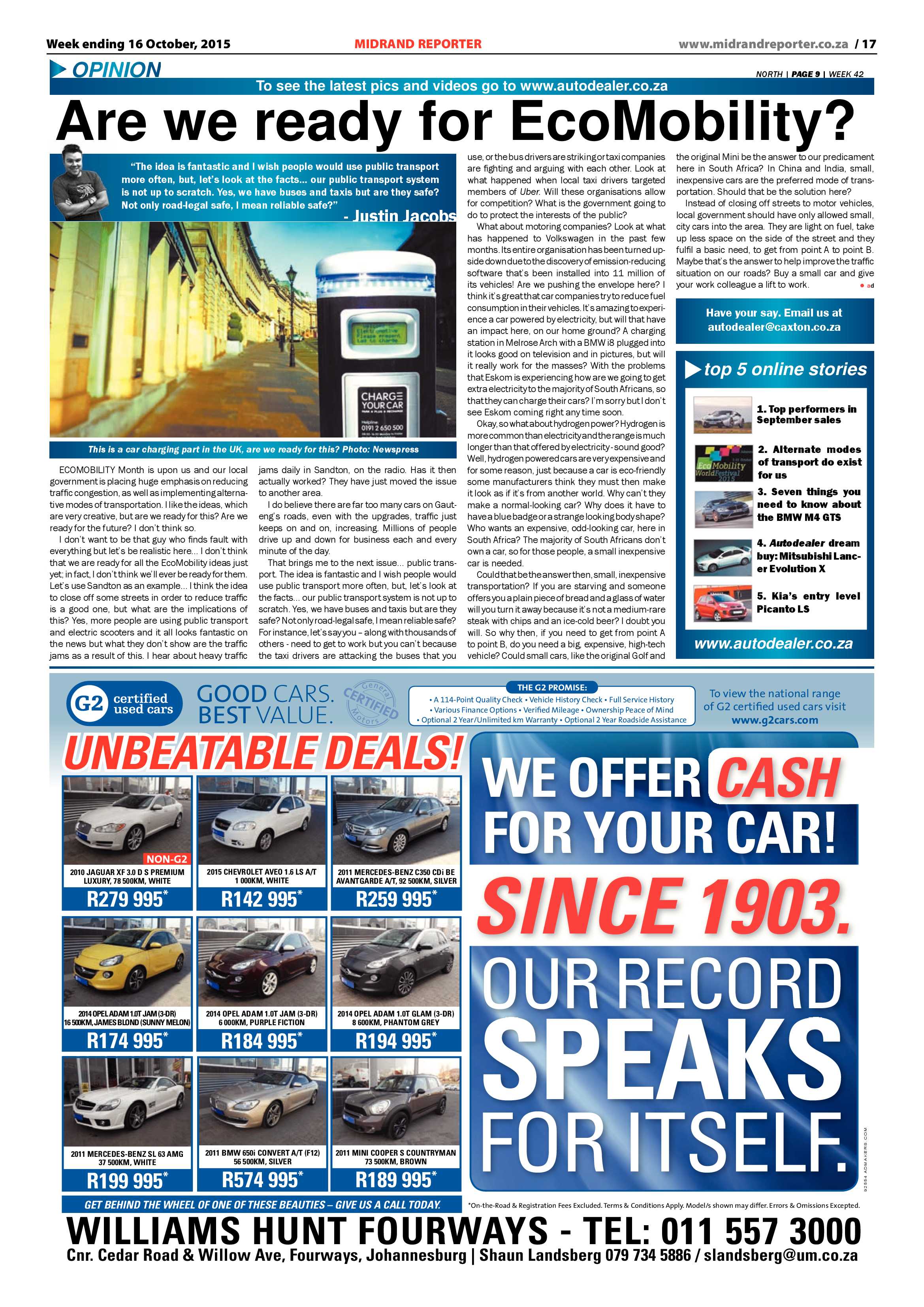Midrand Reporter 16 October 2015 page 17