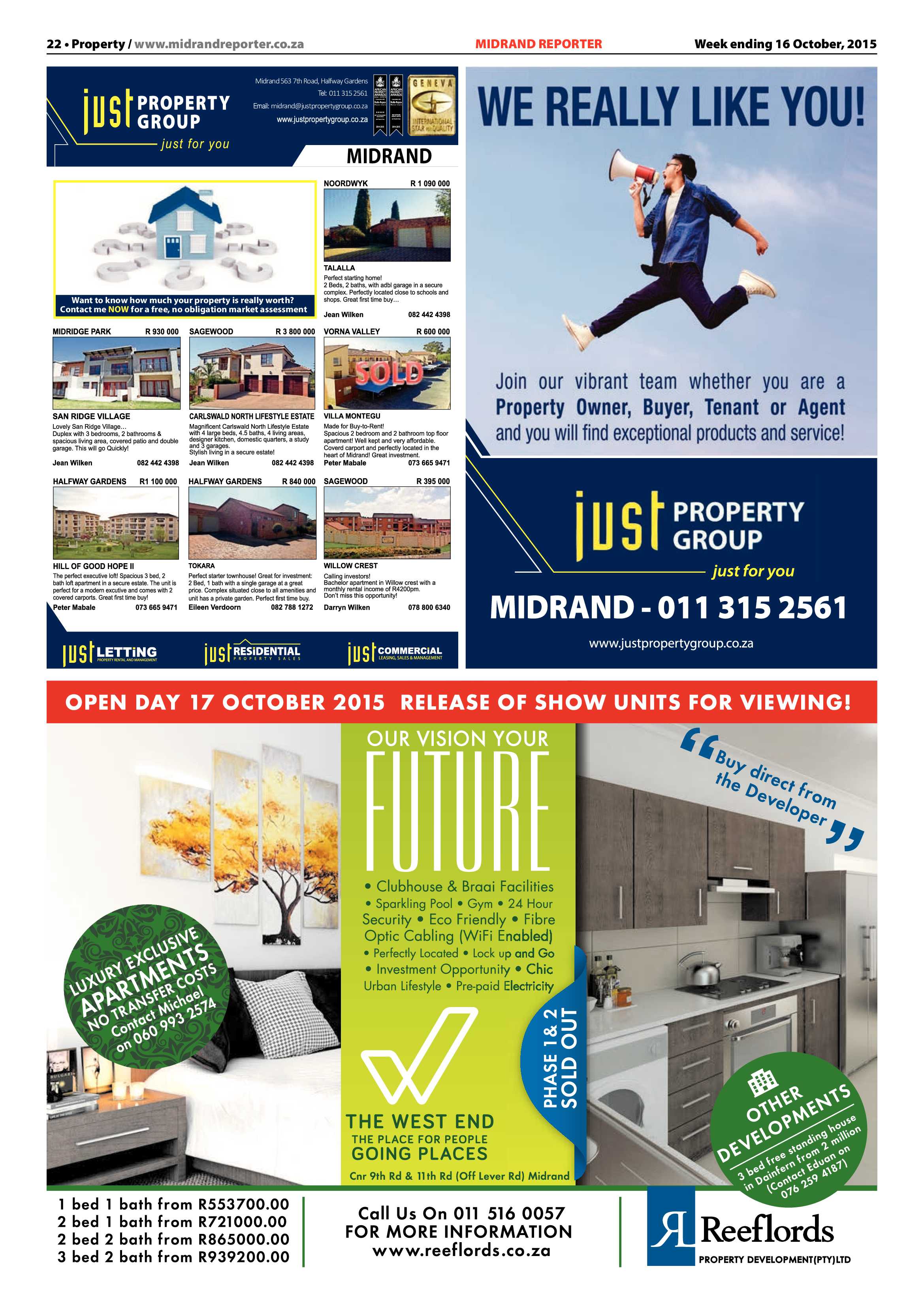 Midrand Reporter 16 October 2015 page 22
