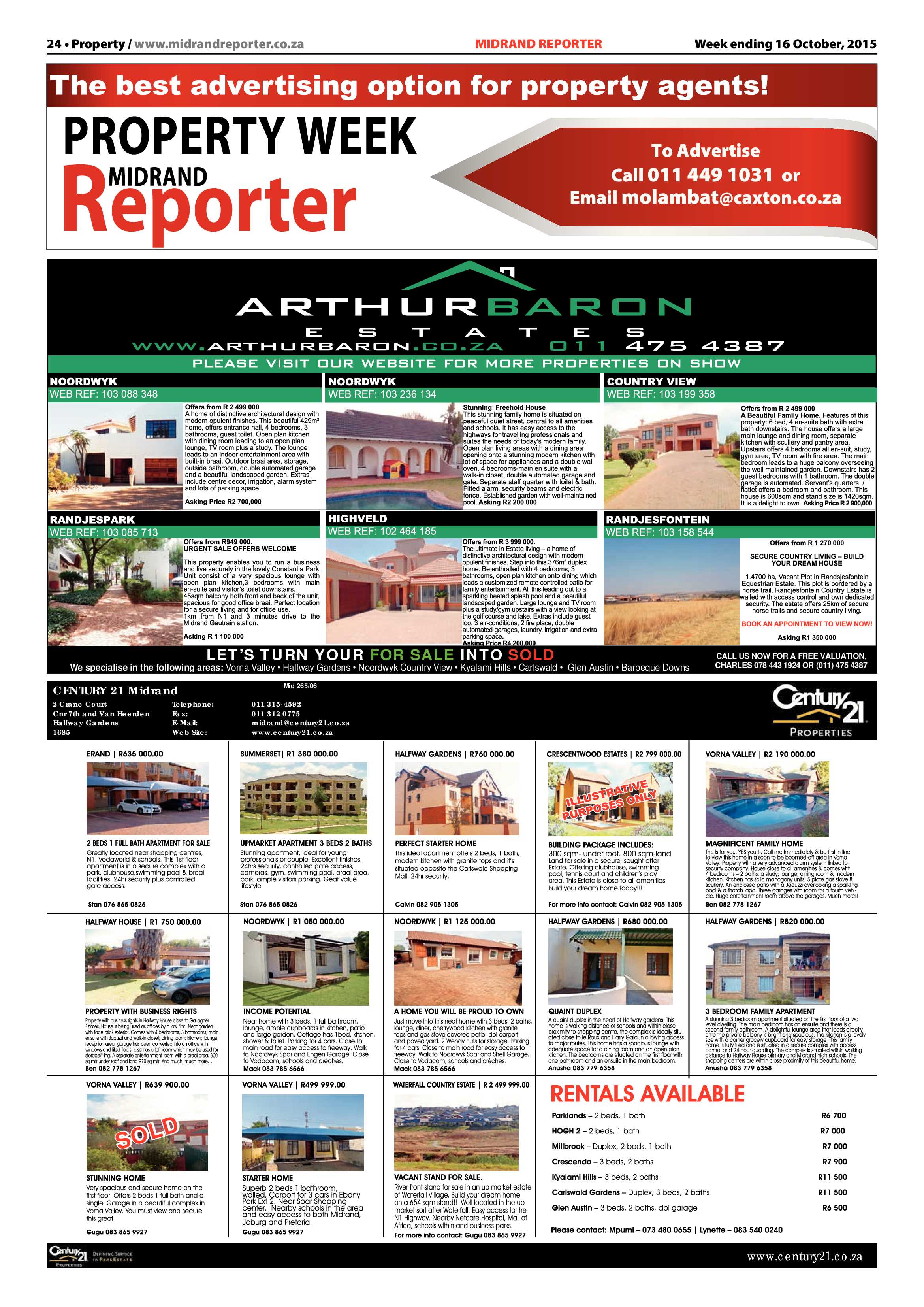 Midrand Reporter 16 October 2015 page 24
