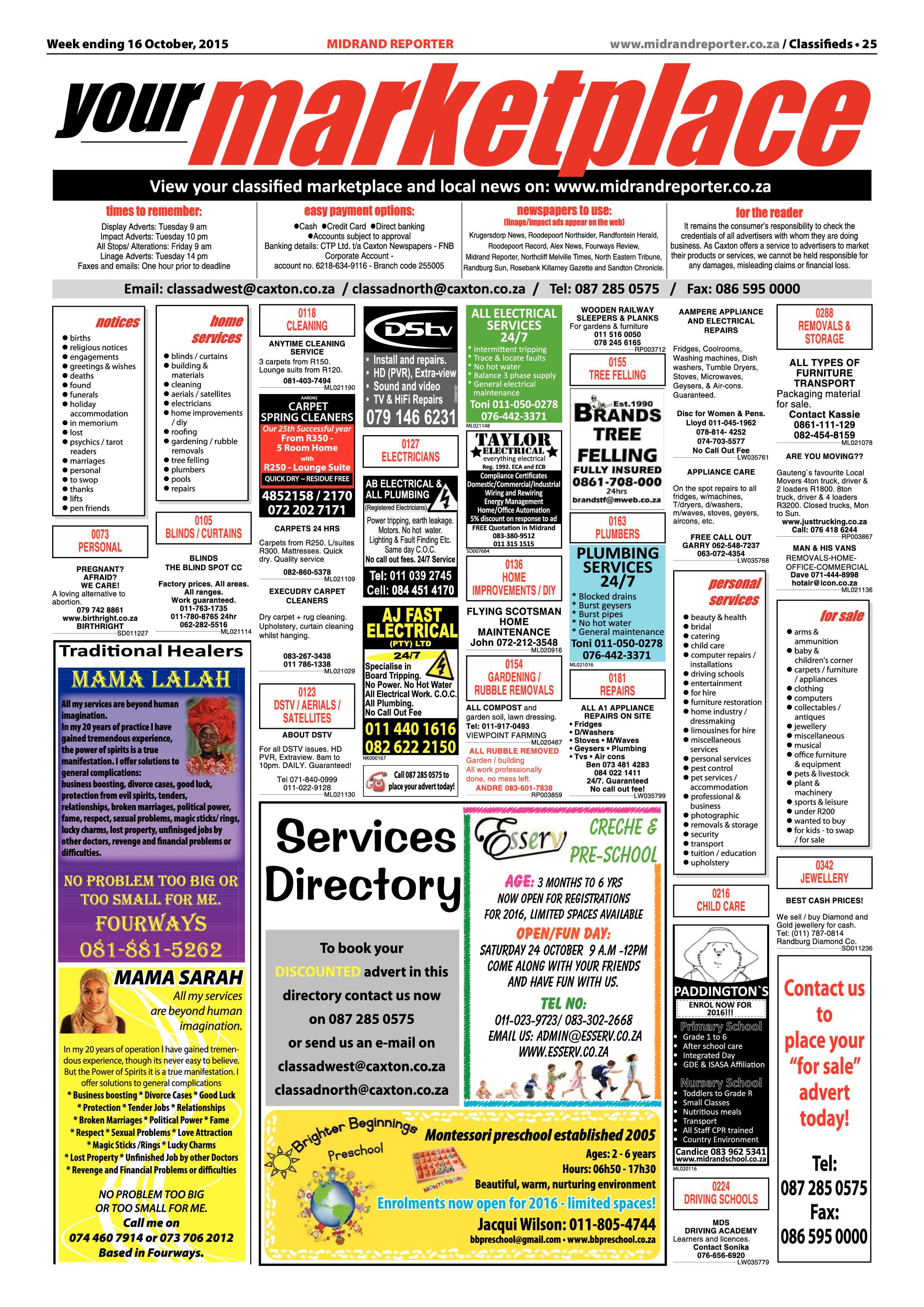 Midrand Reporter 16 October 2015 page 25