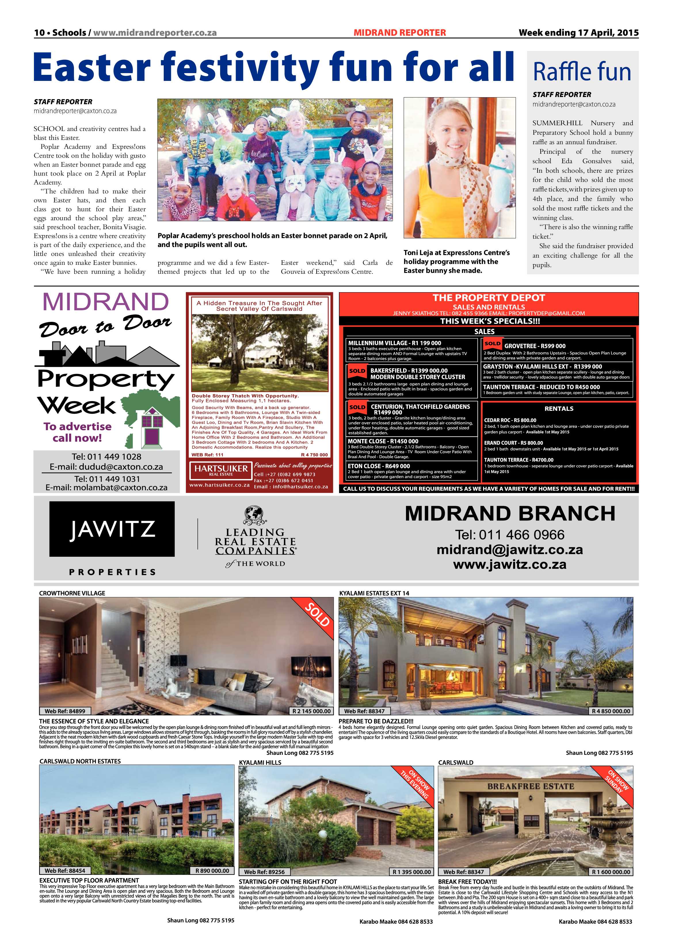 Midrand Reporter 17 April 2015 page 10