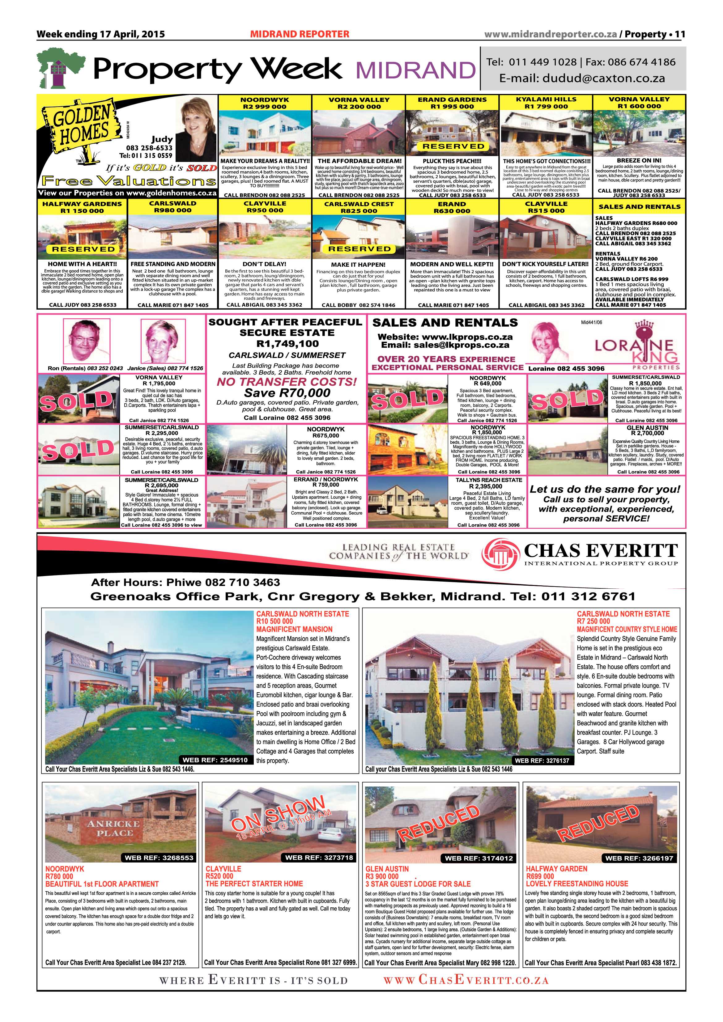 Midrand Reporter 17 April 2015 page 11