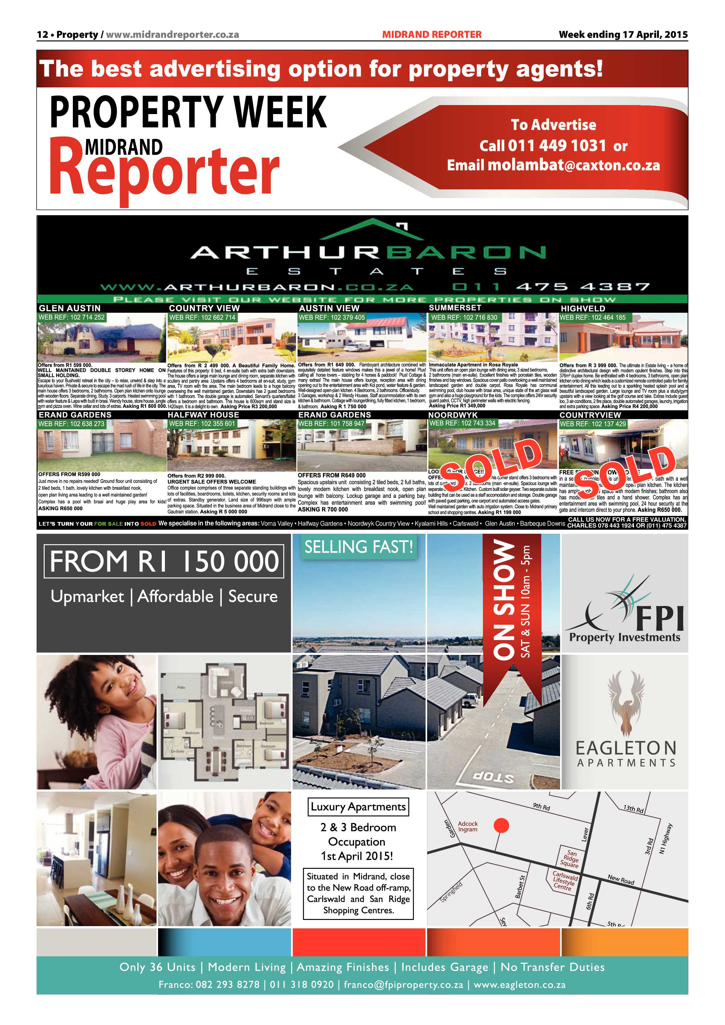 Midrand Reporter 17 April 2015 page 12