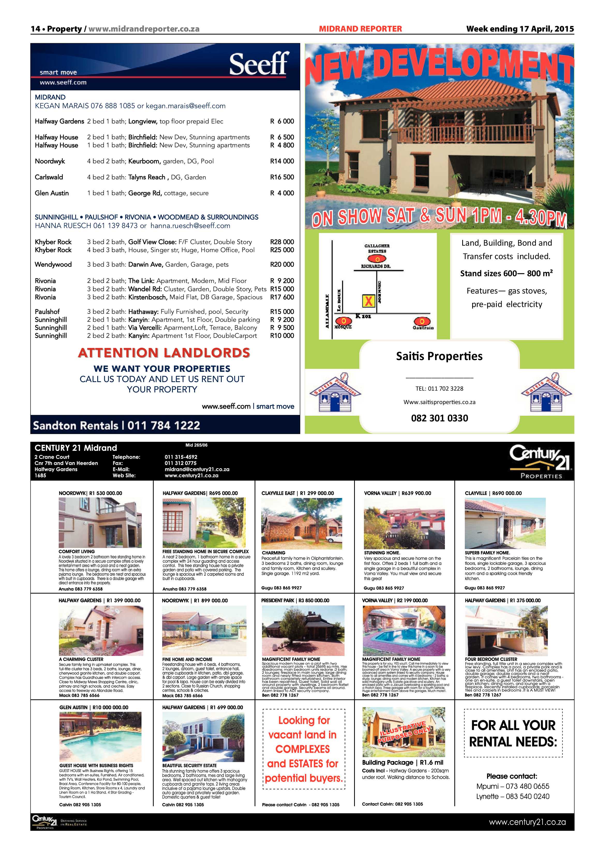 Midrand Reporter 17 April 2015 page 14