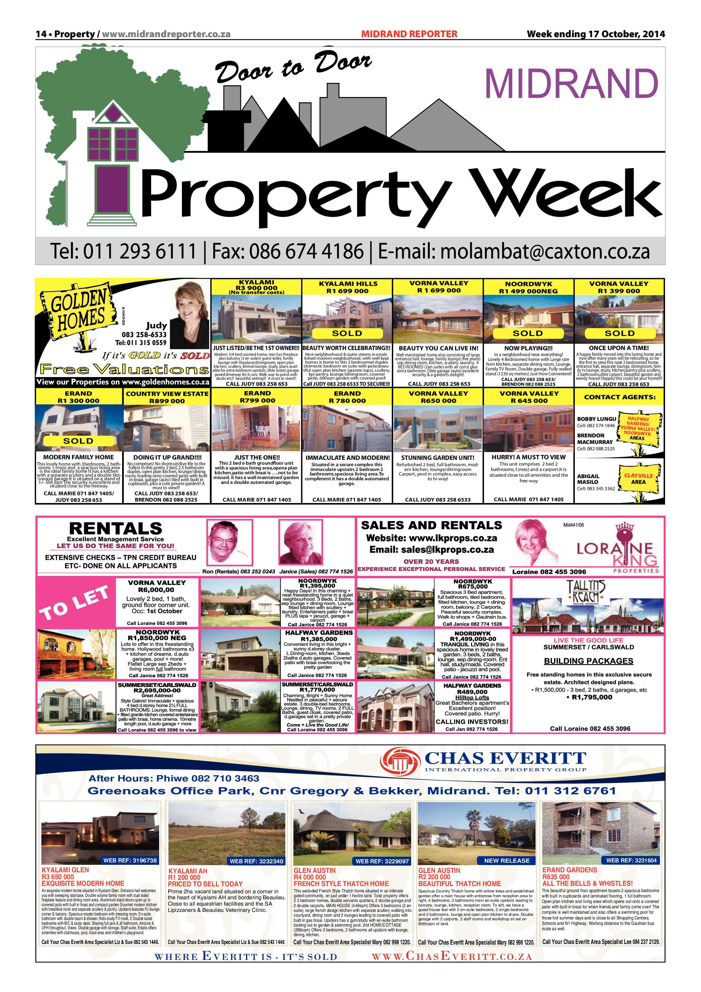Midrand Reporter 17 October 2014 page 14