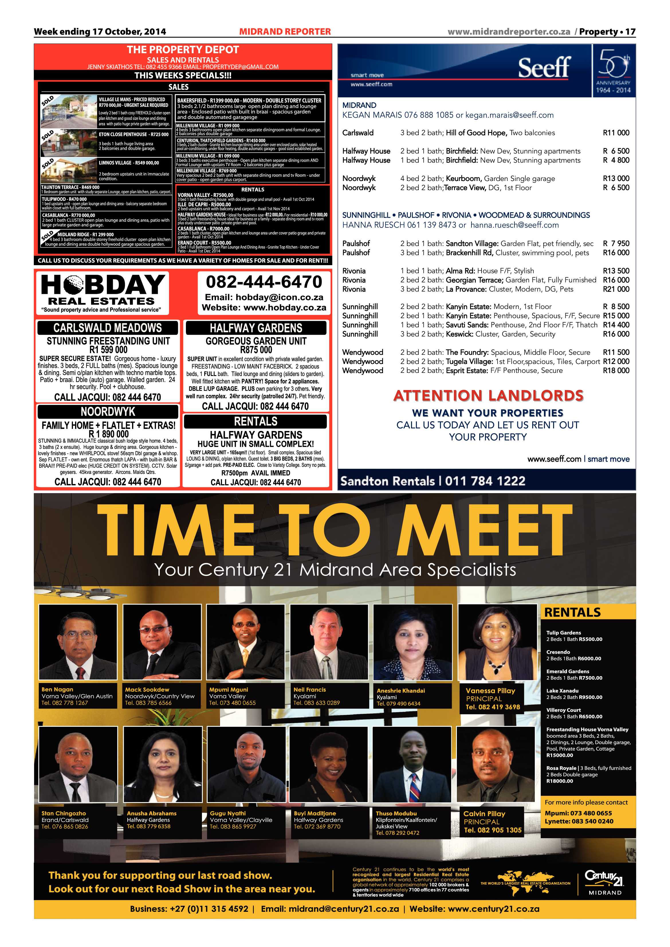 Midrand Reporter 17 October 2014 page 17
