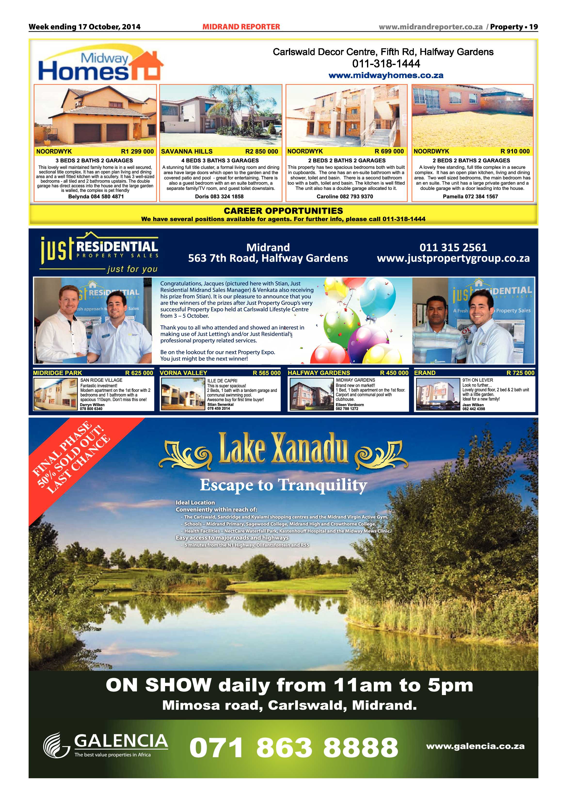 Midrand Reporter 17 October 2014 page 19