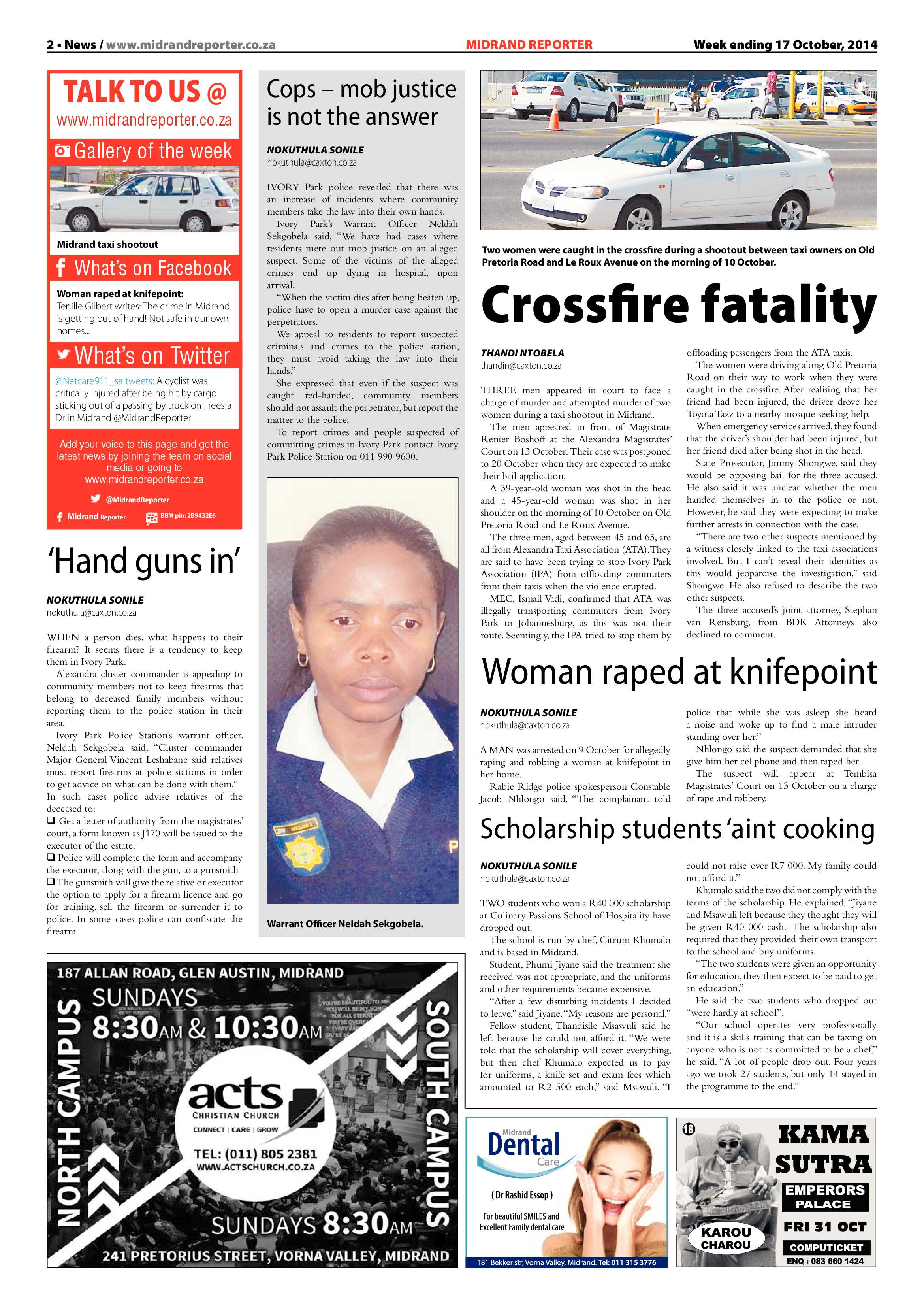 Midrand Reporter 17 October 2014 page 2