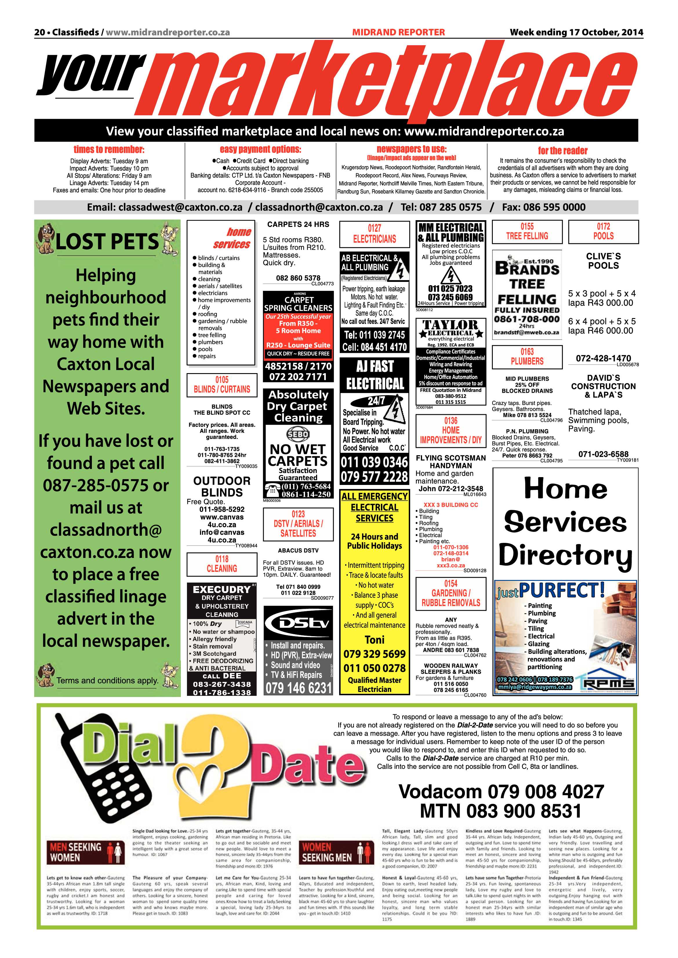 Midrand Reporter 17 October 2014 page 20