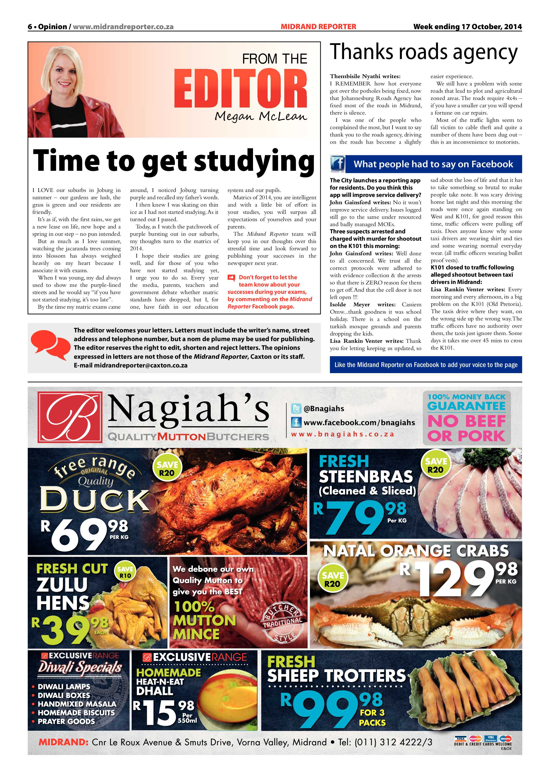 Midrand Reporter 17 October 2014 page 6