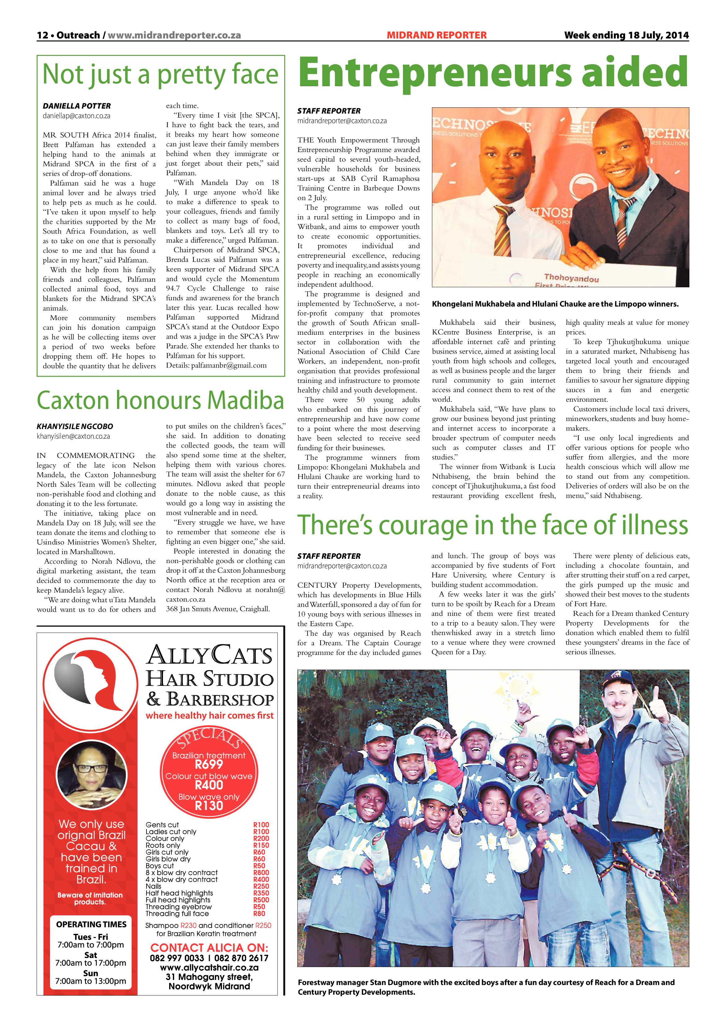 Midrand Reporter 18 July 2014 page 12