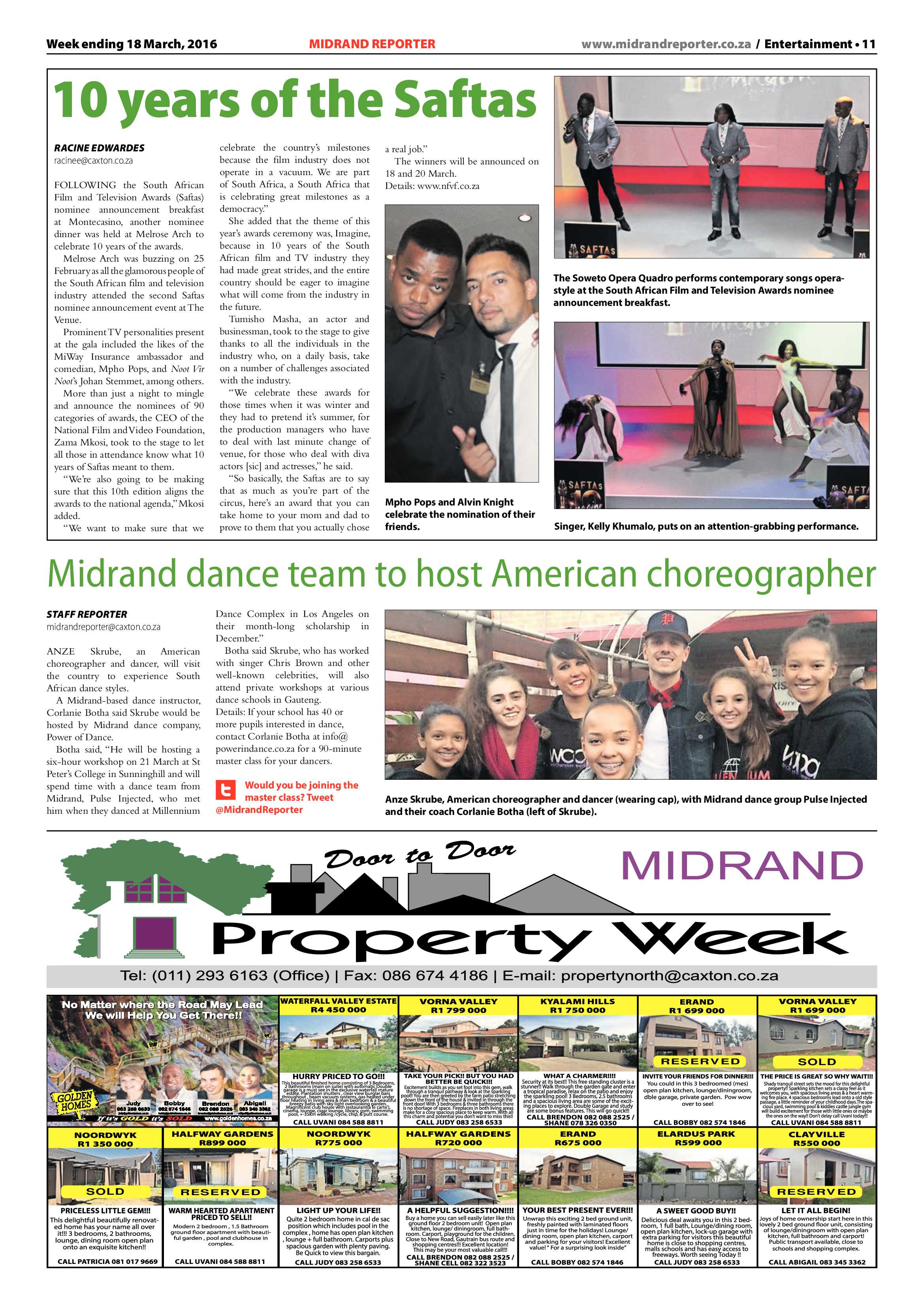 Midrand Reporter 18 March 2016 page 11