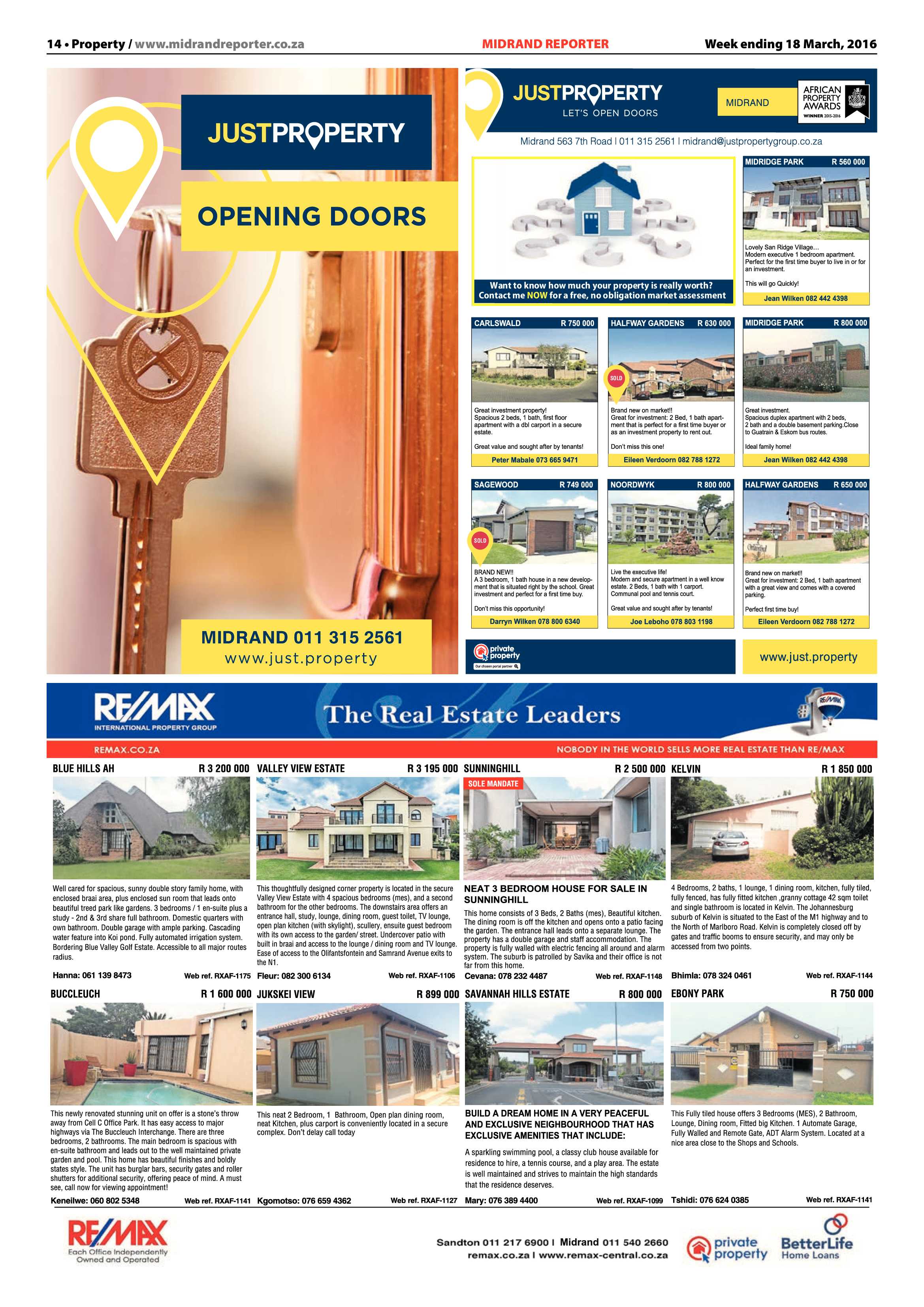 Midrand Reporter 18 March 2016 page 14