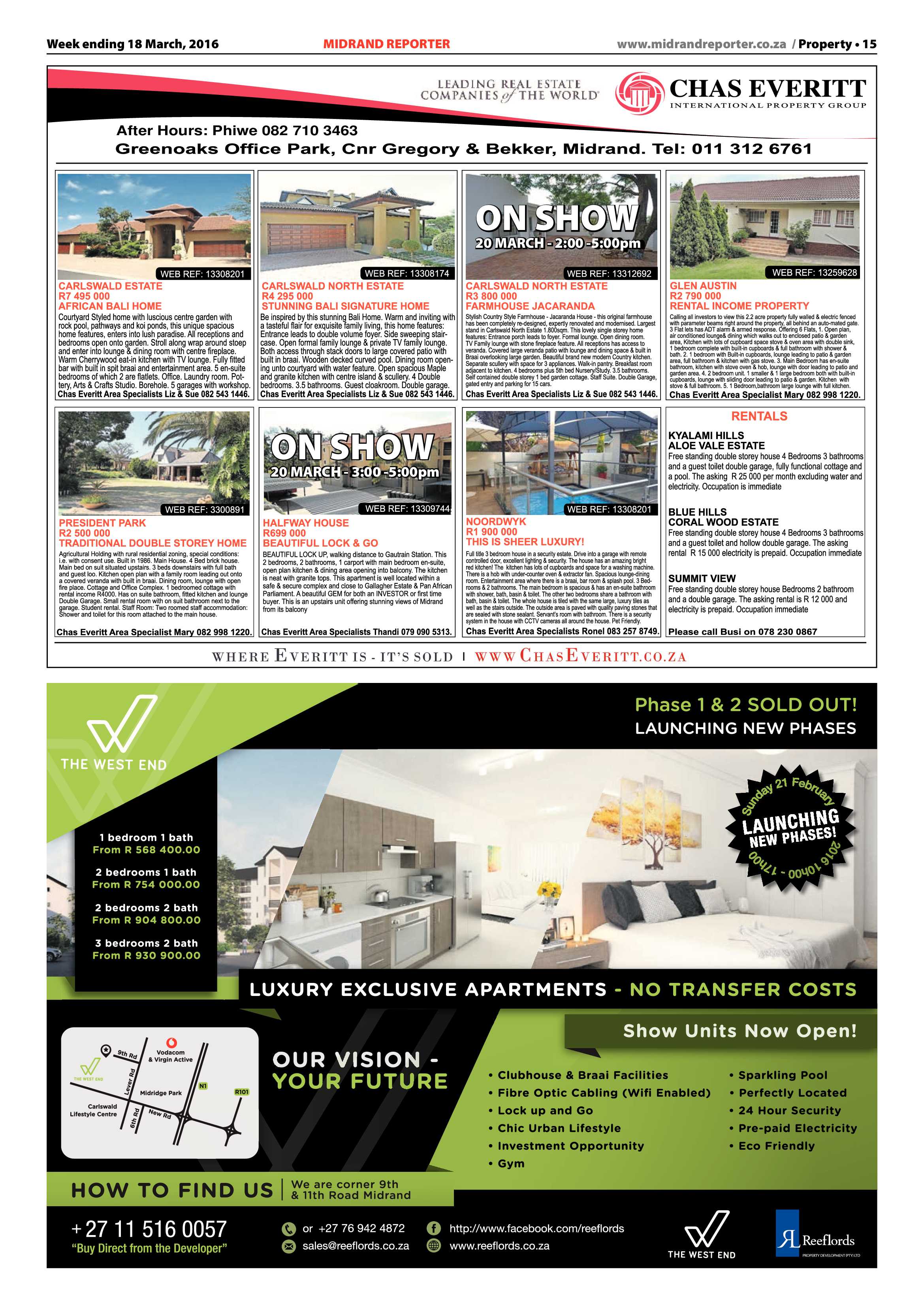 Midrand Reporter 18 March 2016 page 15